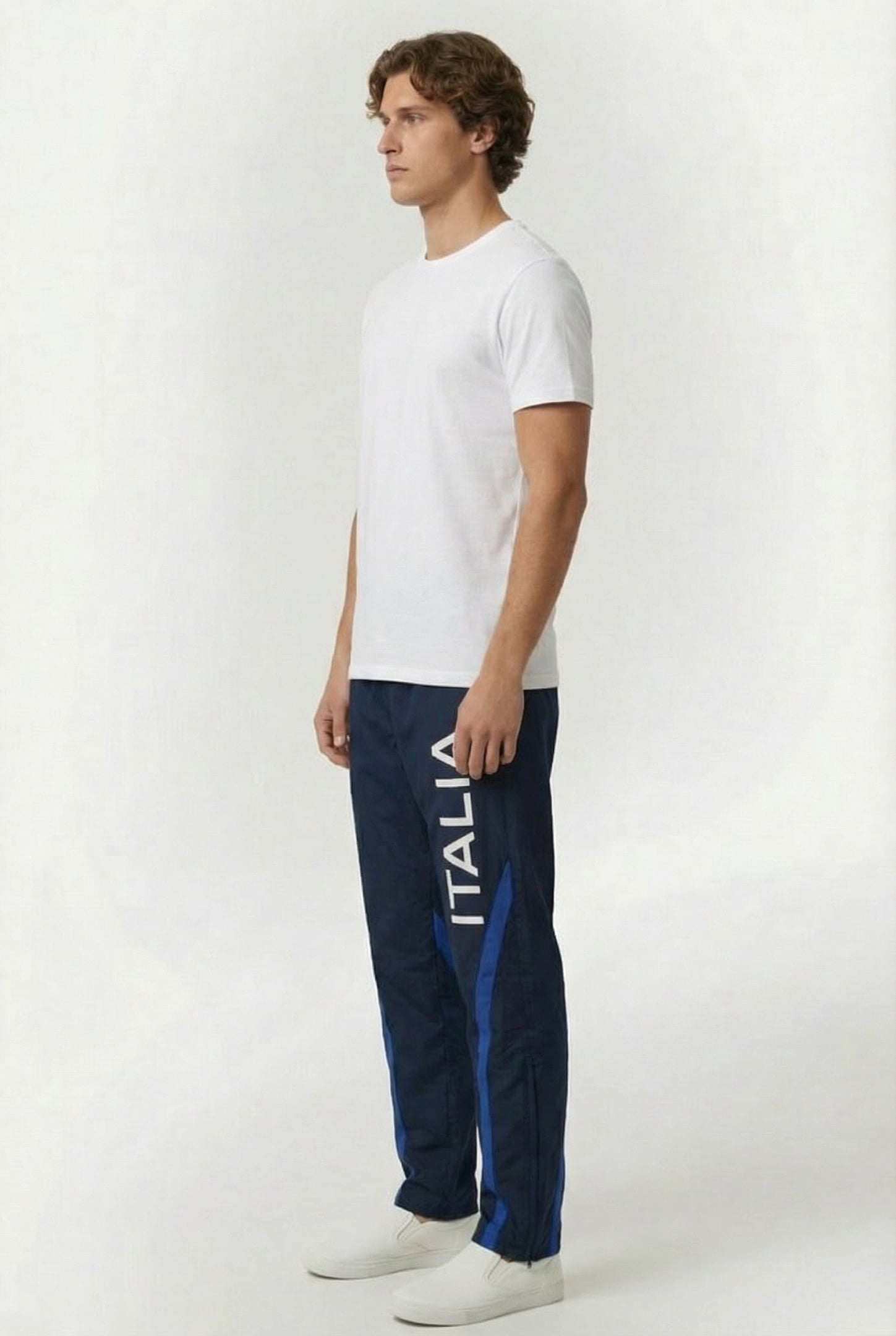 UNISEX ITALY FIN WARM UP PANT NAVY ROYAL 6