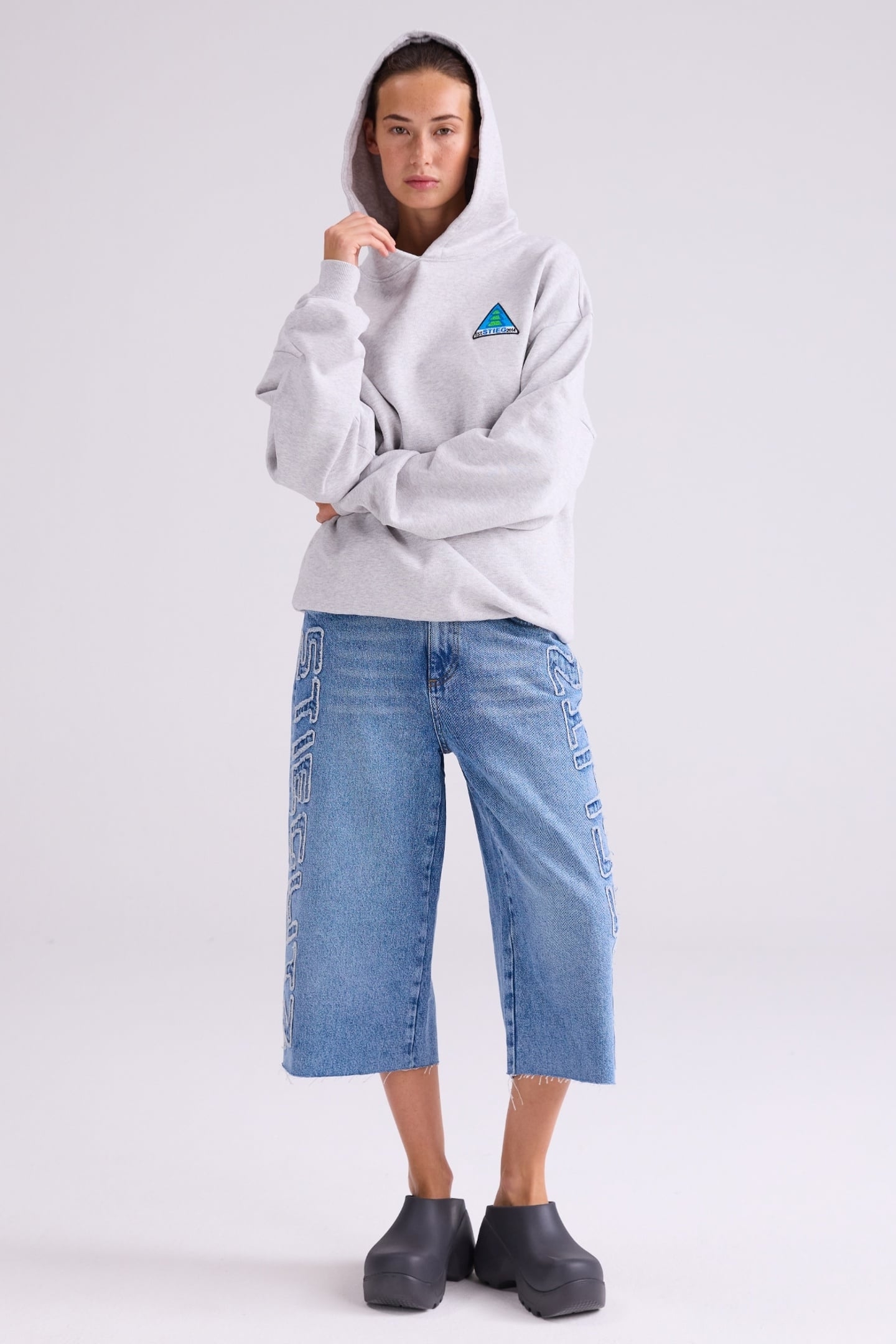 CISCO HOODIE MELANGE GREY 1