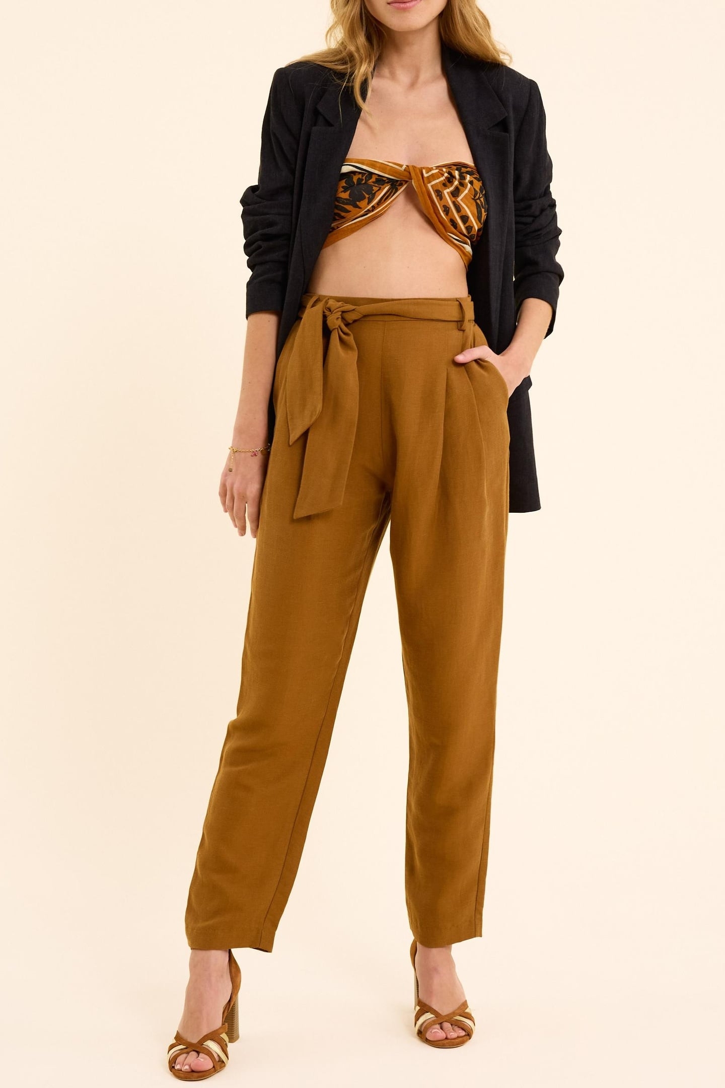 CAMEL SUIT PANTS CAMEL 2