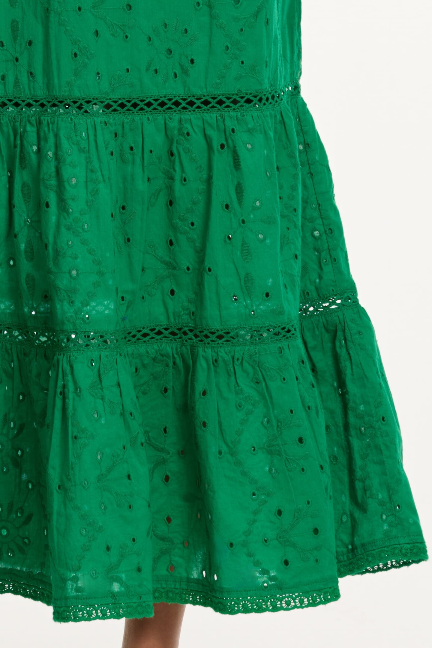 JASMIN DRESS EMBRO BRODERIE GREEN 8