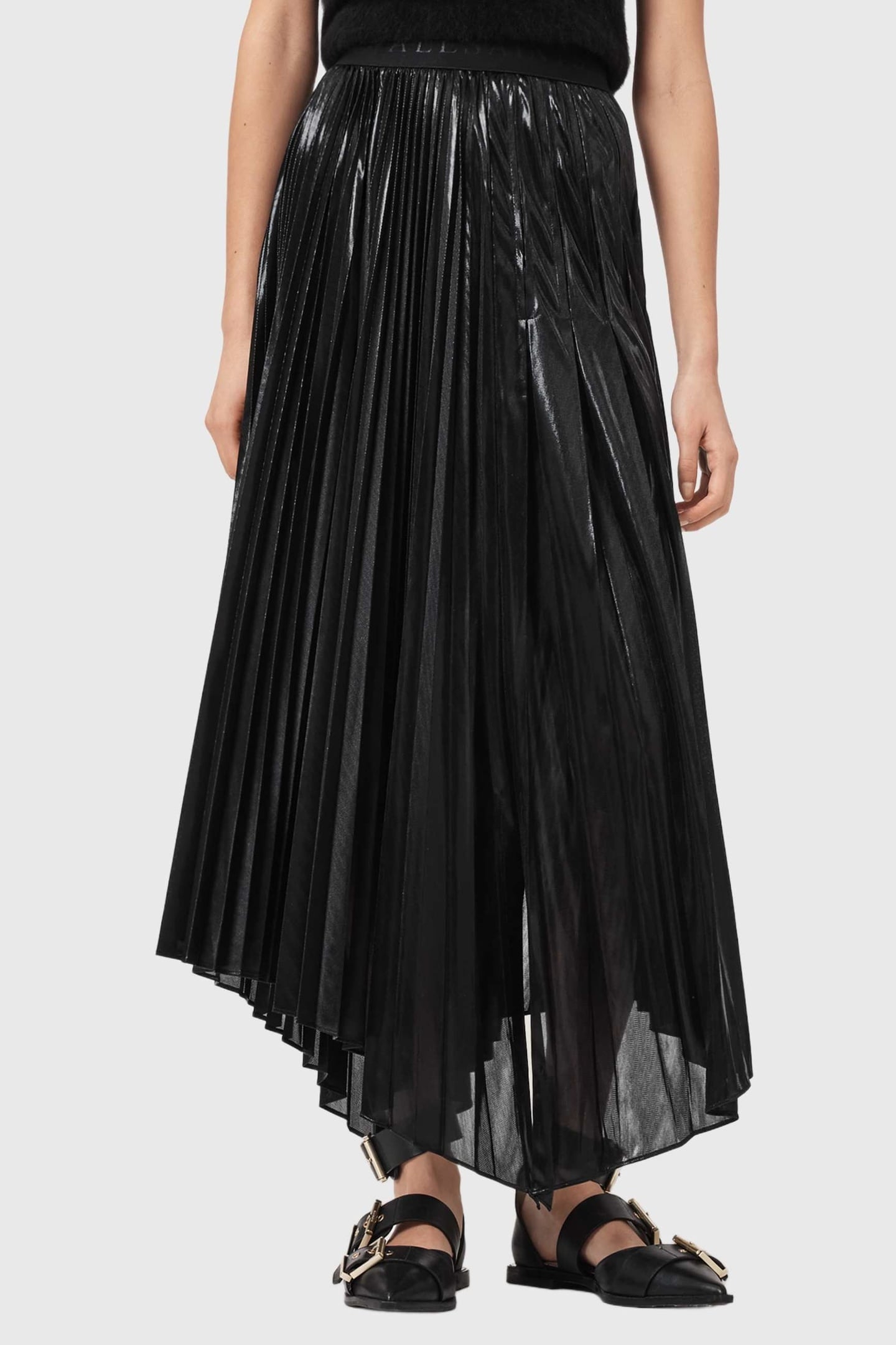 JAX SKIRT METALLIC BLACK 1