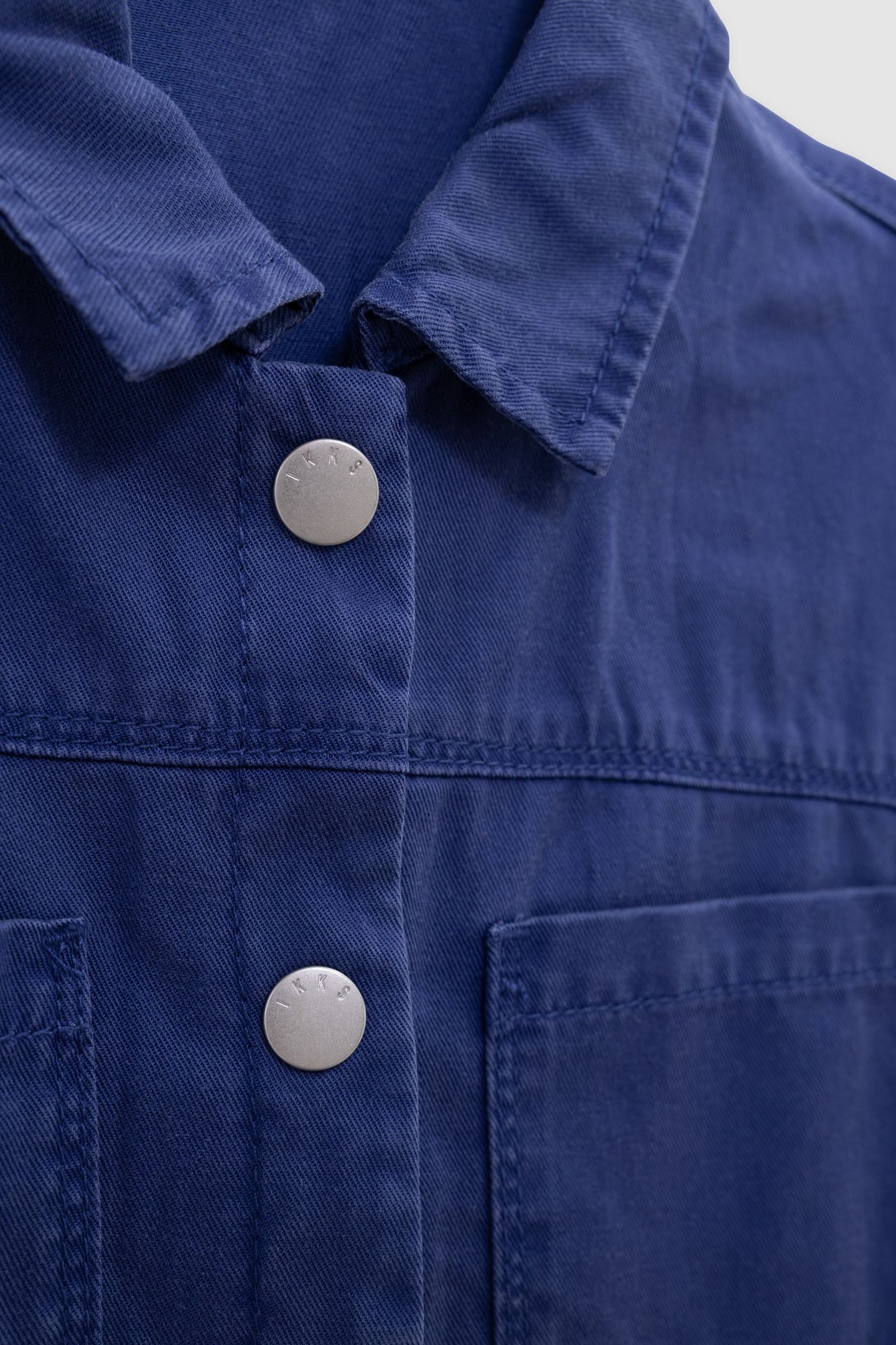 BLUE LONG JUMPSUIT WITH PRESS STUDS 6