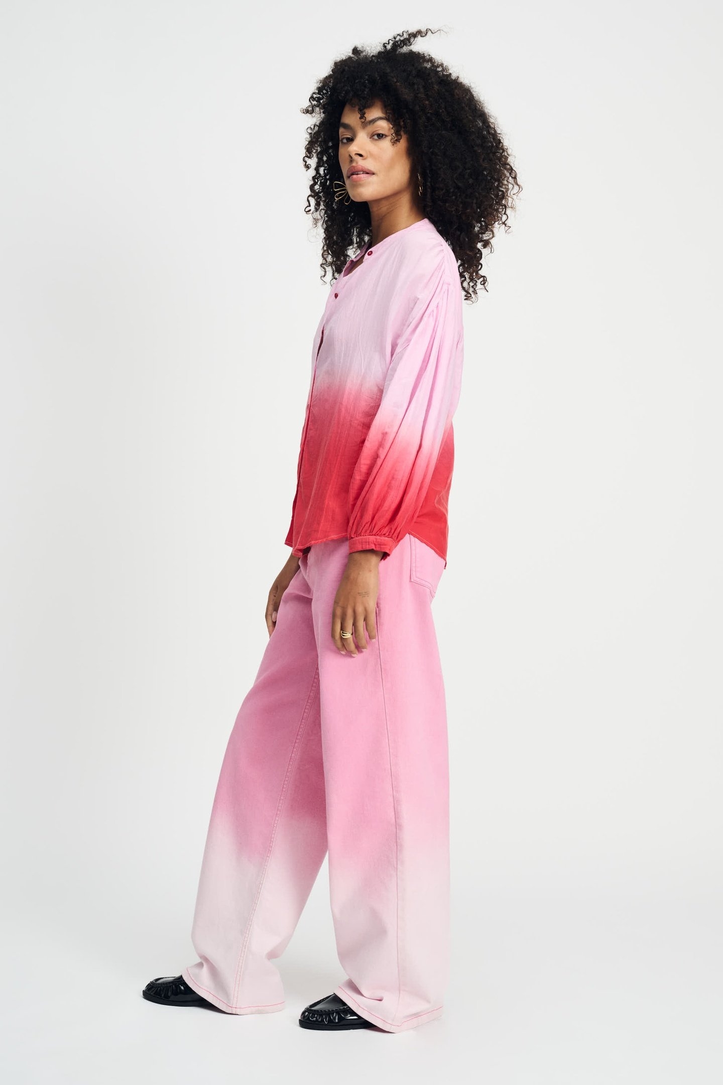 BLOUSE - FADED SCARLET RED 3