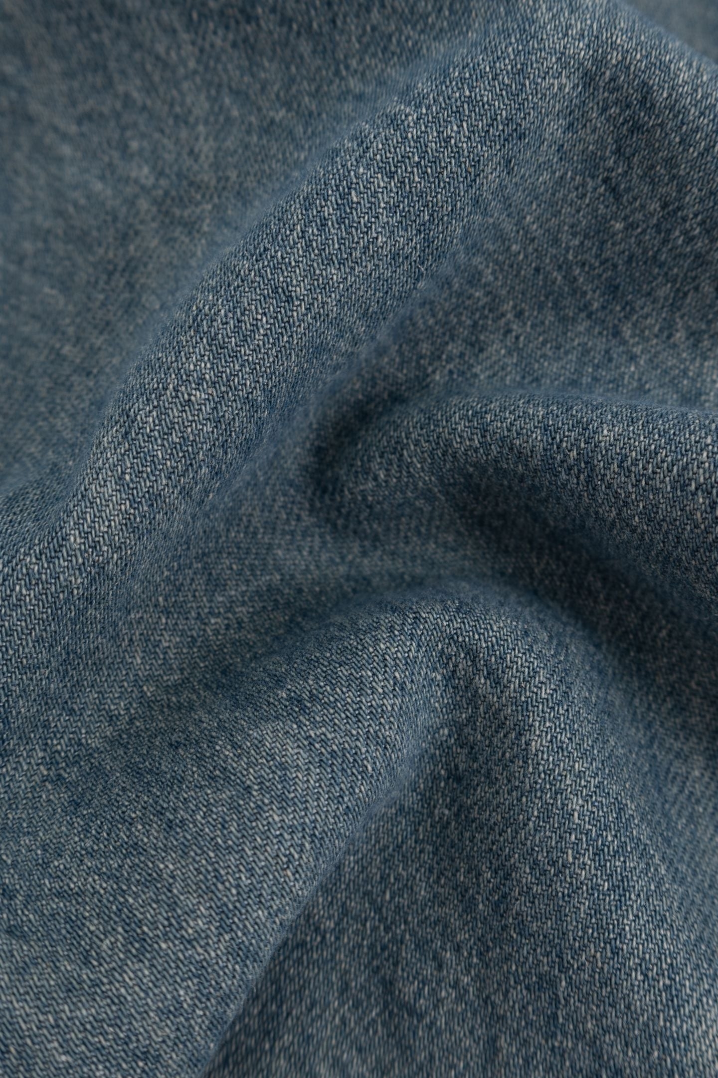 GREY BLUE SERGE STRAIGHT JEANS 7