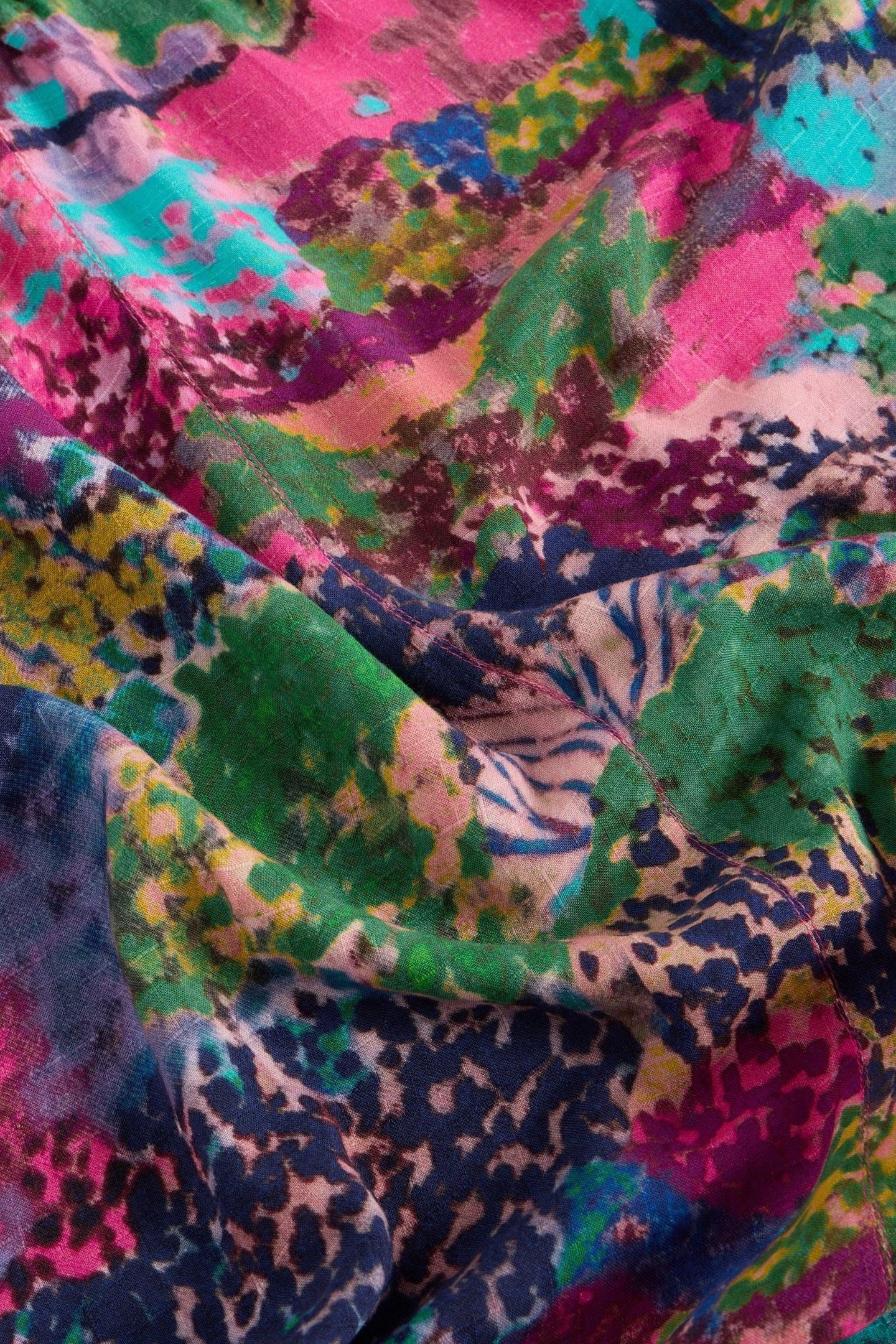 CERYS COCOON DRESS PINK MULTI 4