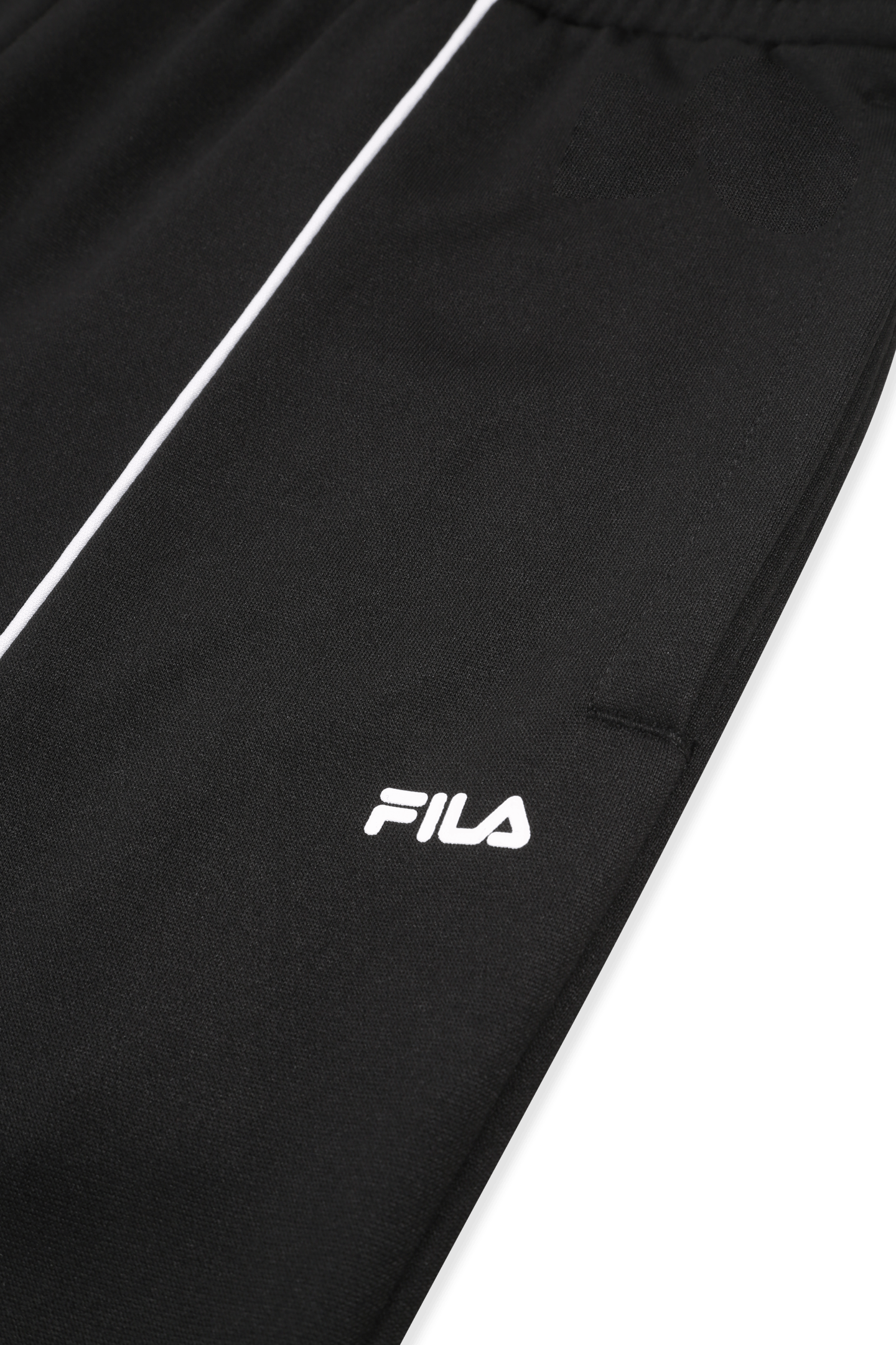 RIVOLI WIDE TRACK PANTS BLACK 7