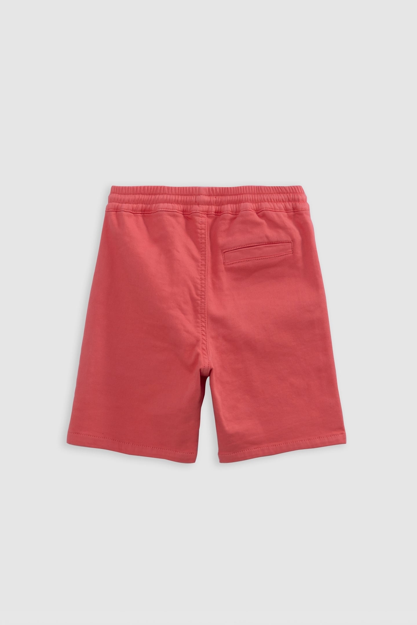 LOOSE RED KNITTED BERMUDA SHORTS 2