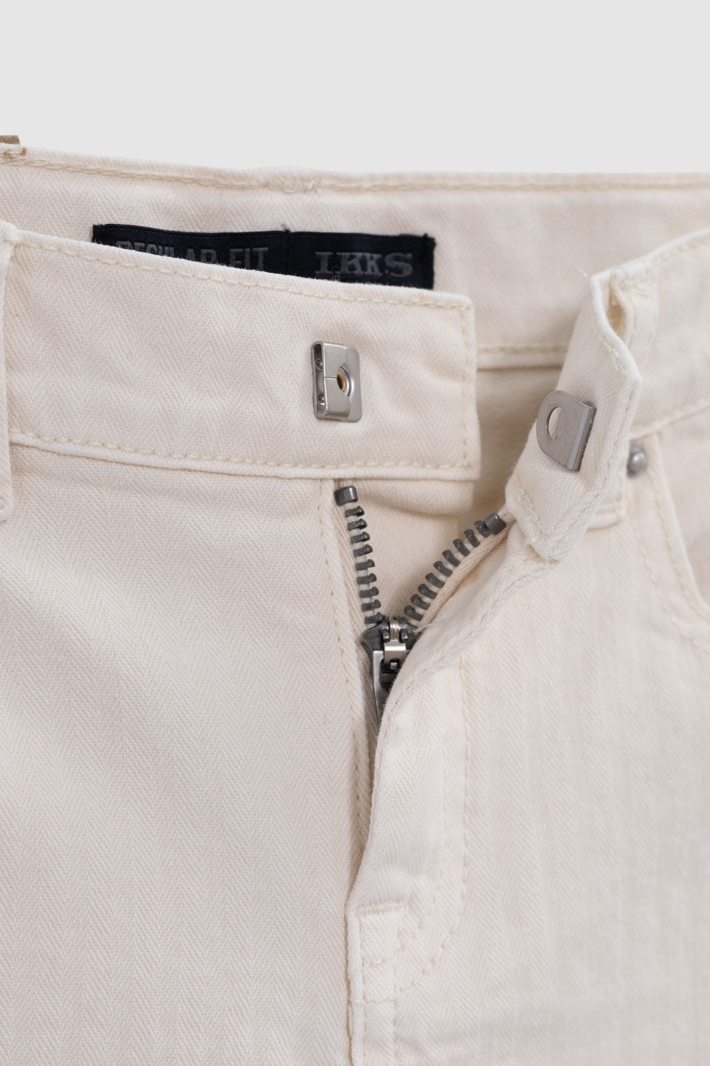 BEIGE REGULAR DENIM BERMUDA SHORTS 7