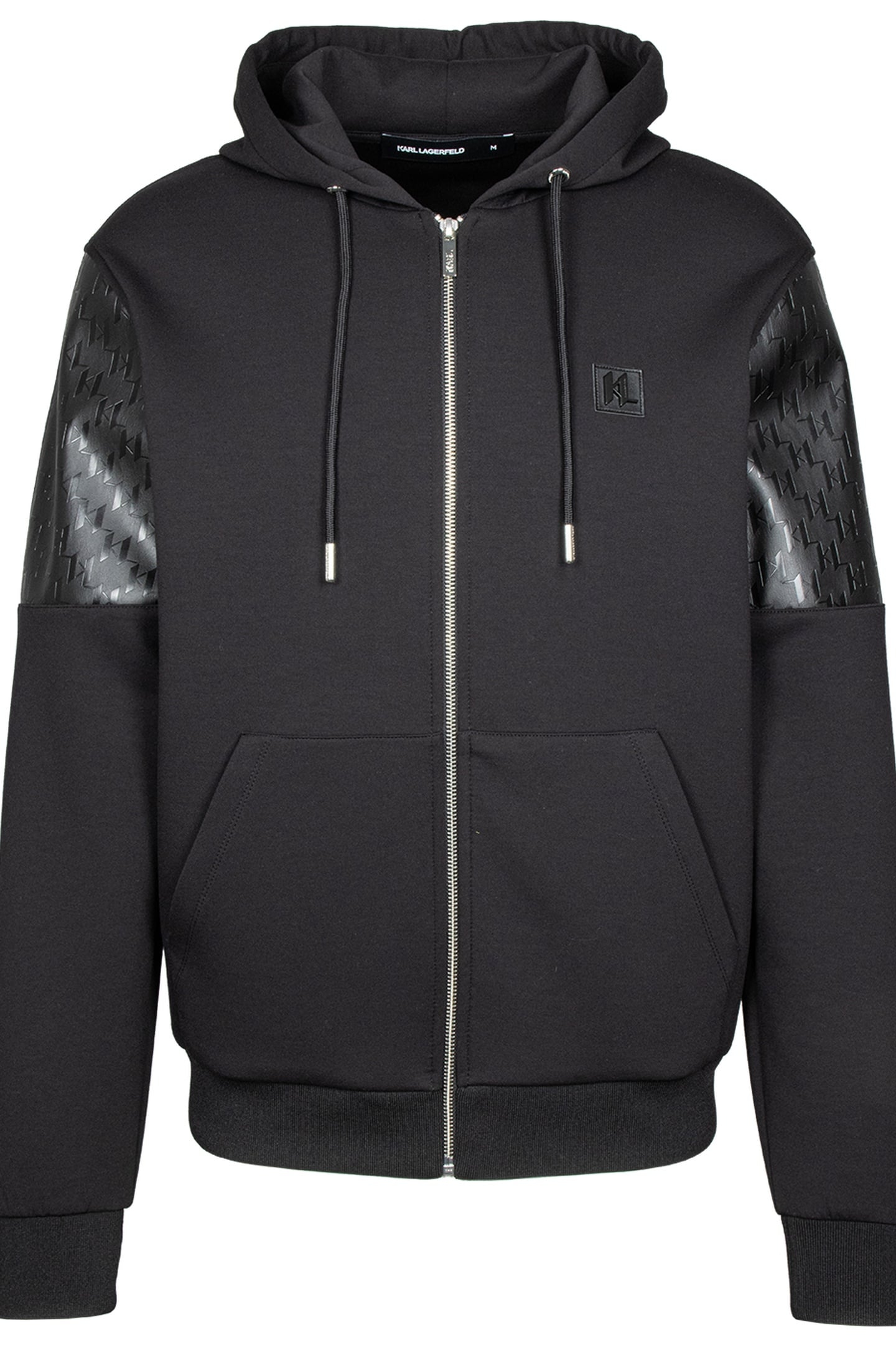 BLACK SWEAT HOODY JACKET 4