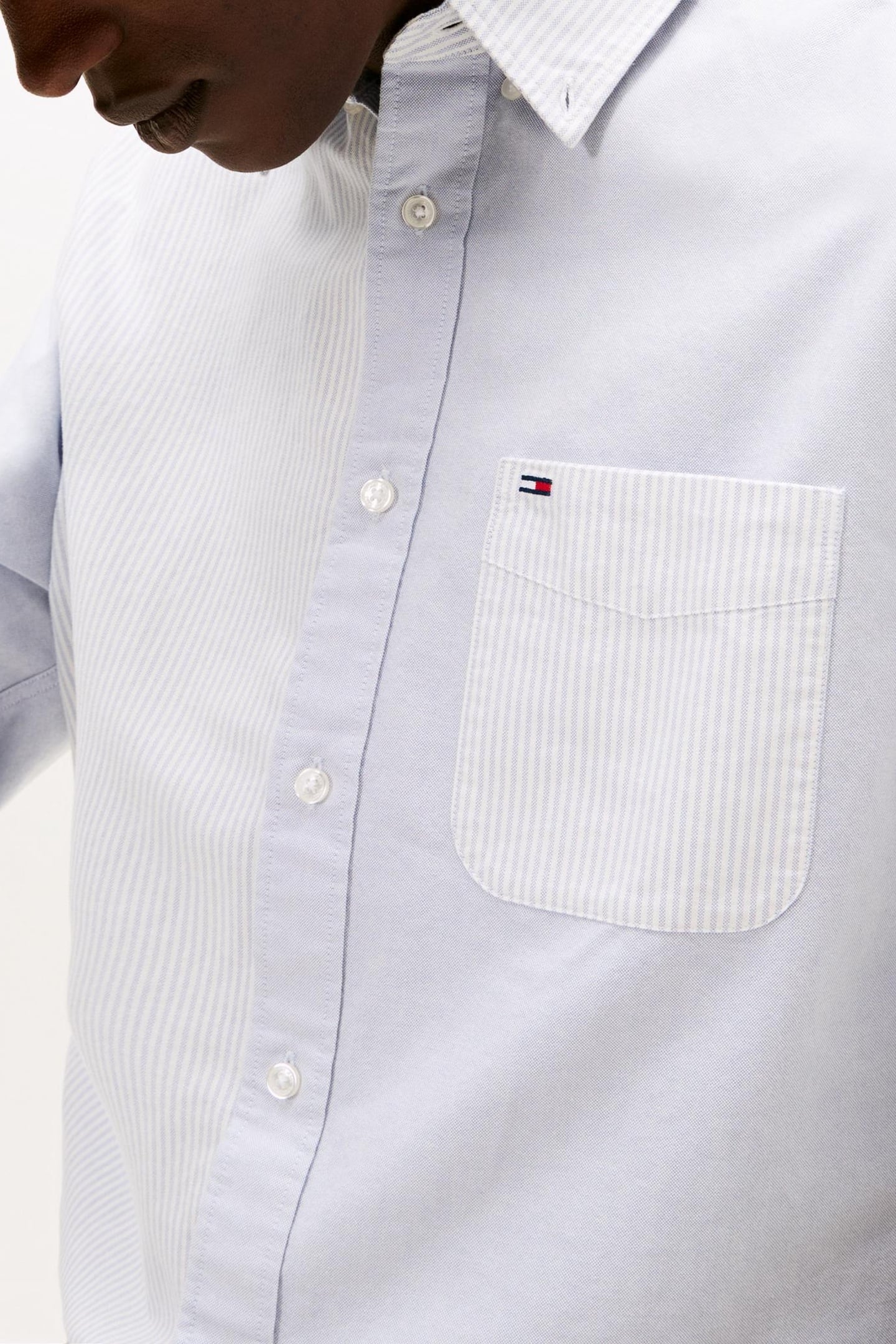 RELAXED OXFORD FUN SHIRT NORDIC IRIS/MULTI 5