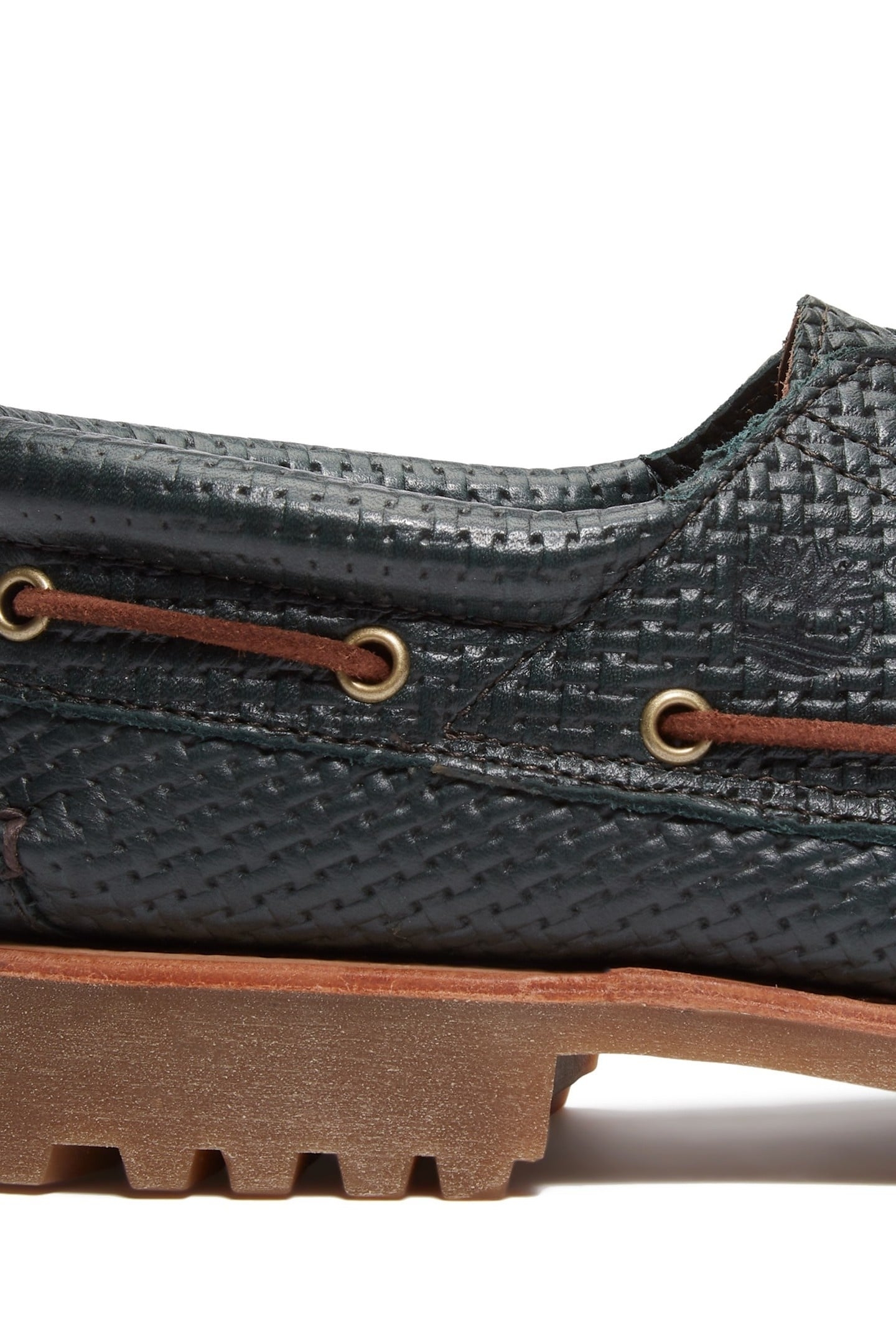 AUTHENTIC BOAT SHOE DARK GREEN FULL GRAIN 6