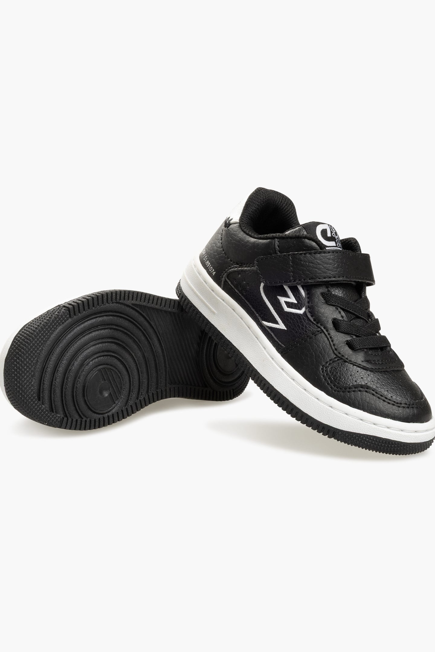 BOYS ROYAL C VELCRO BLACK / WHITE 3