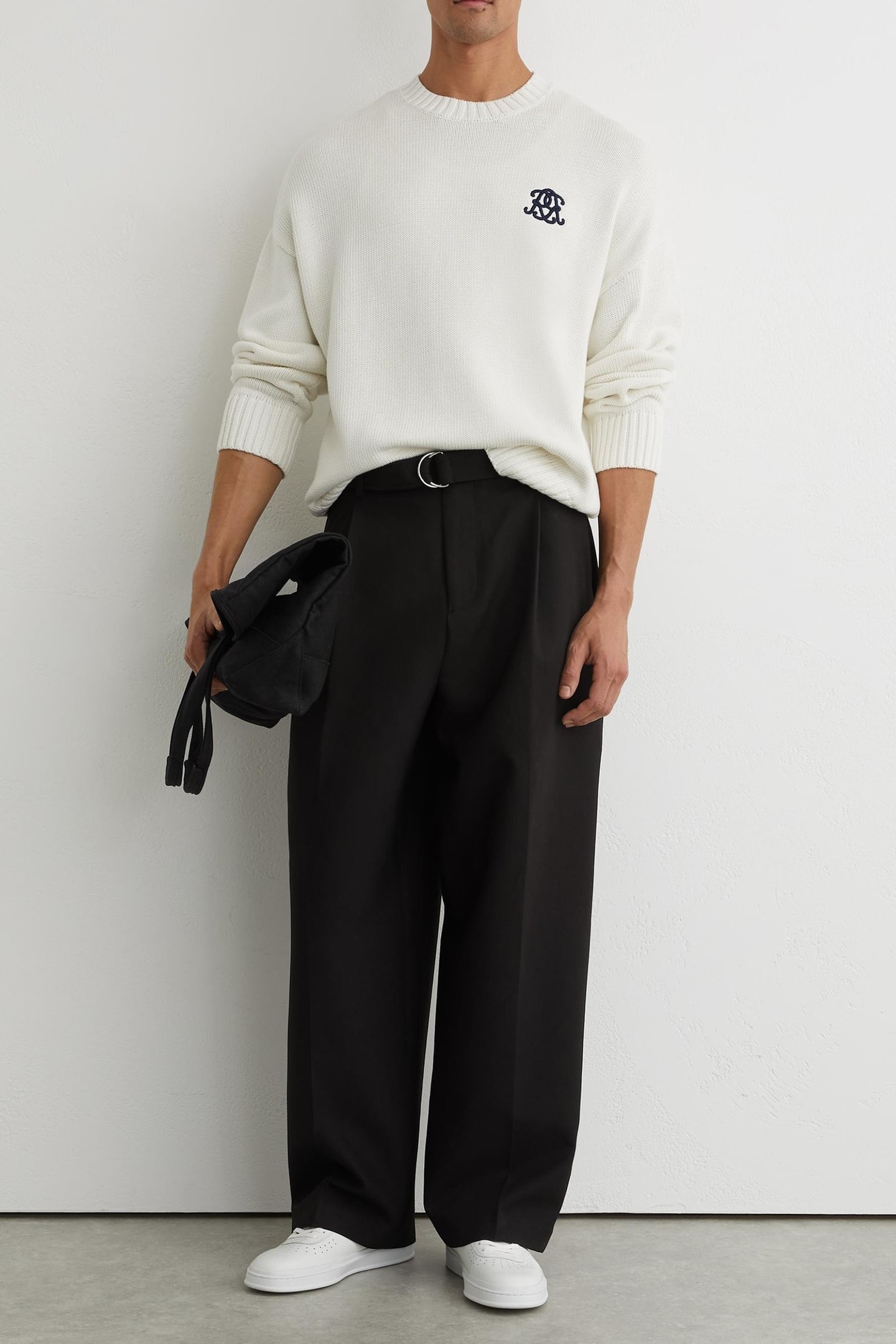 WIDE LEG TROUSER BLACK 5