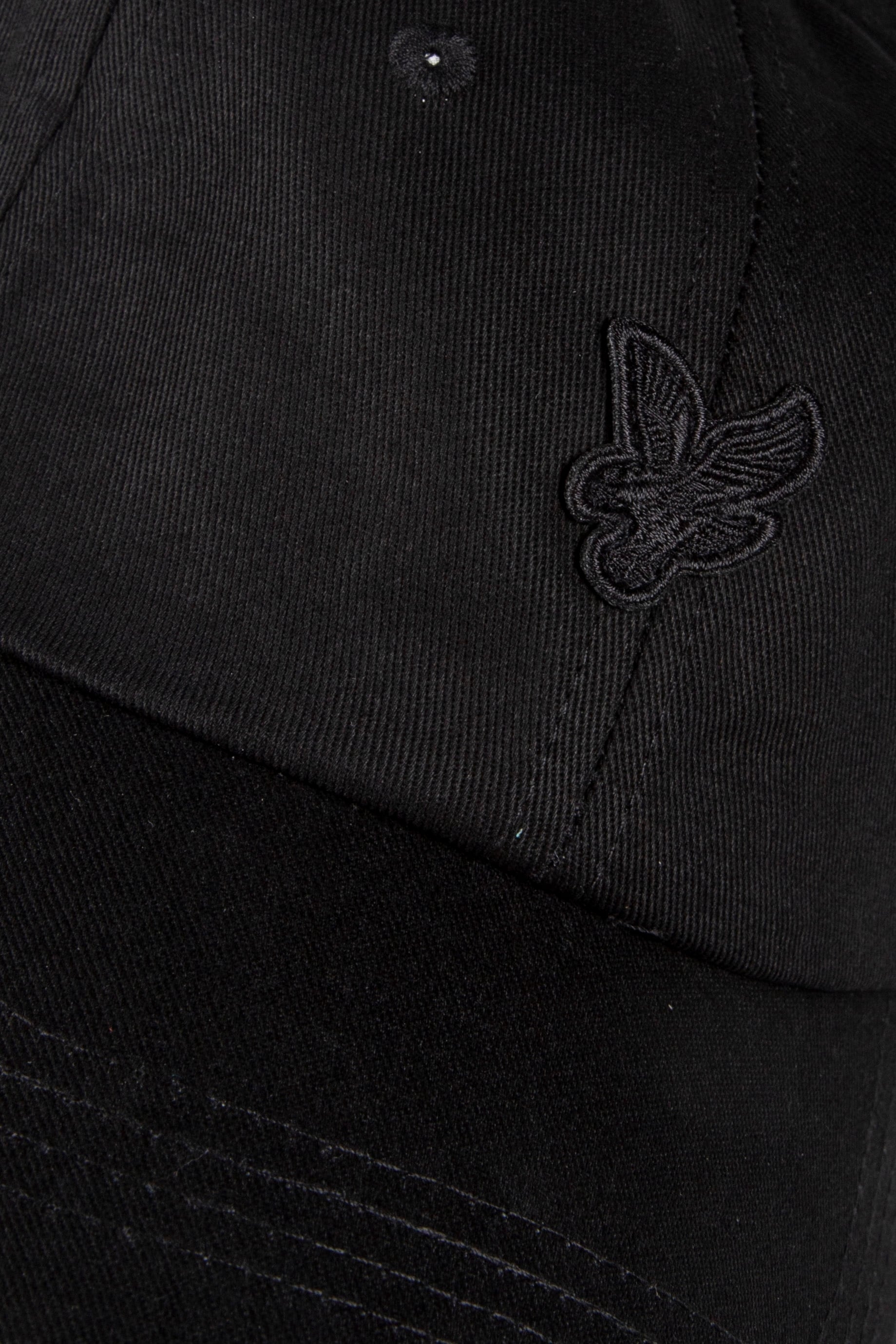 TONAL EAGLE BASEBALL CAP JET BLACK 4