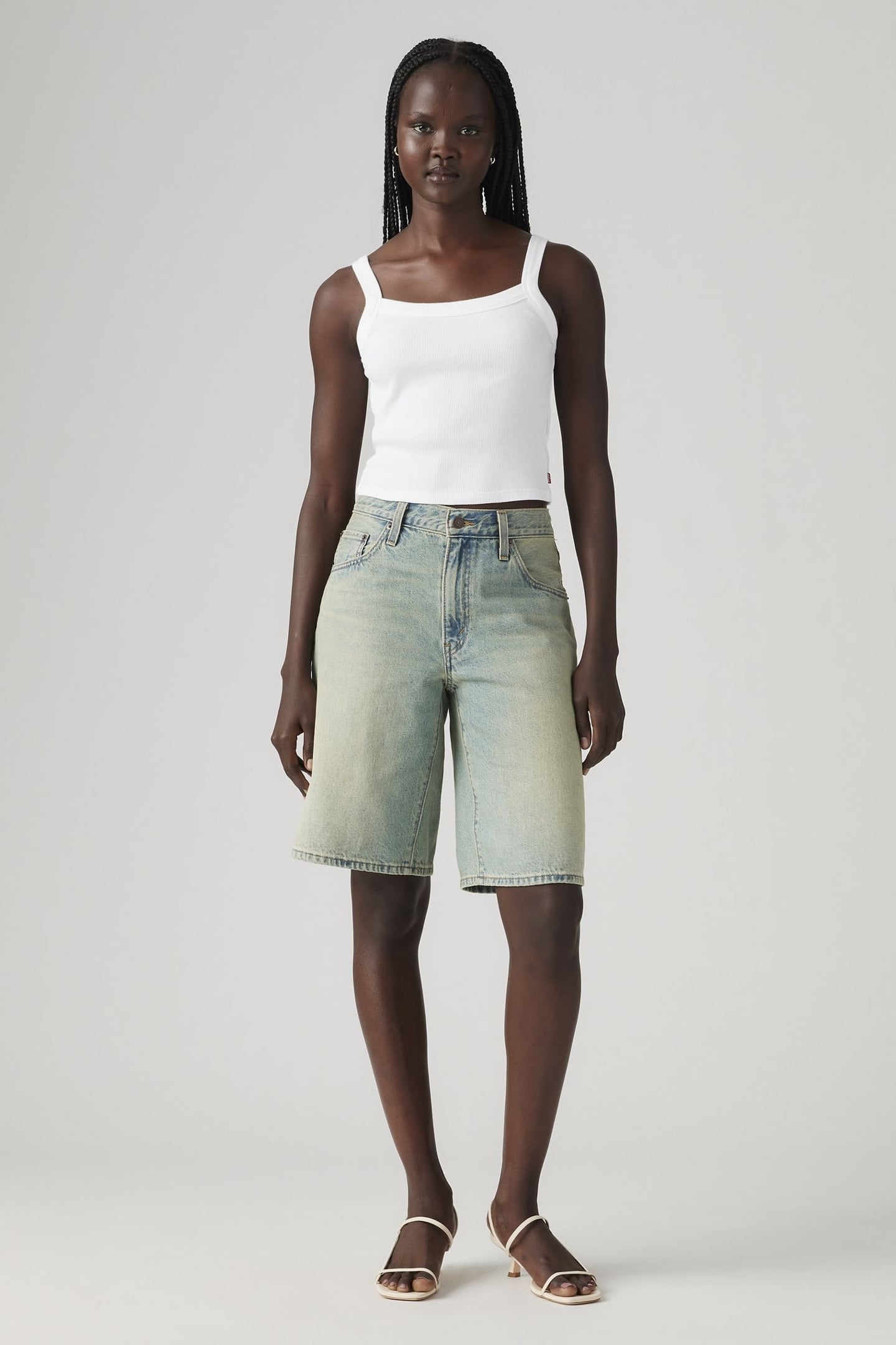 BAGGY DAD JORTS BLUE 1