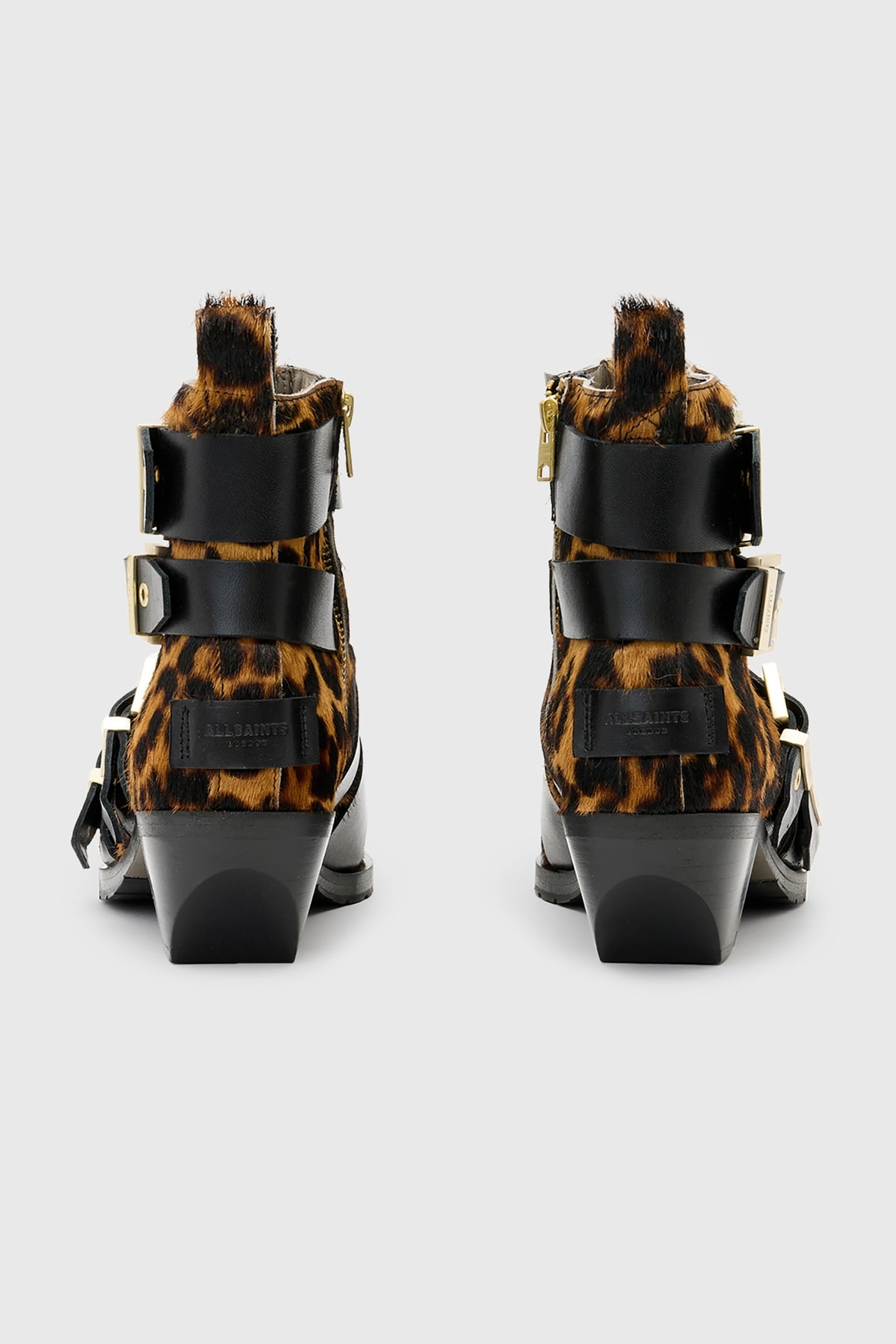 JANE BUCKLE BOOT LEPPO BROWN/BLACK 5