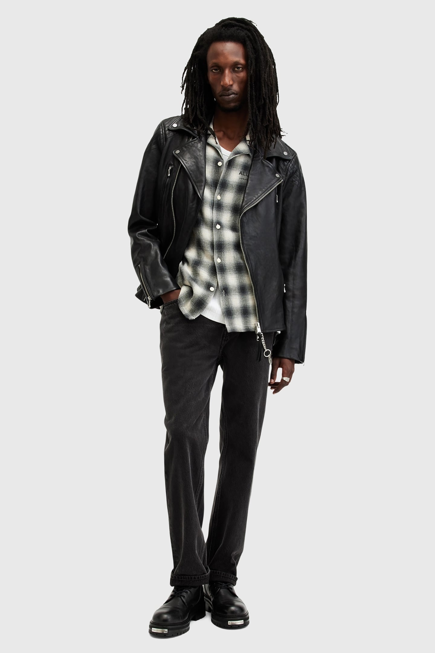 UNDRGRND CHK SHIRT OFF WHITE 3