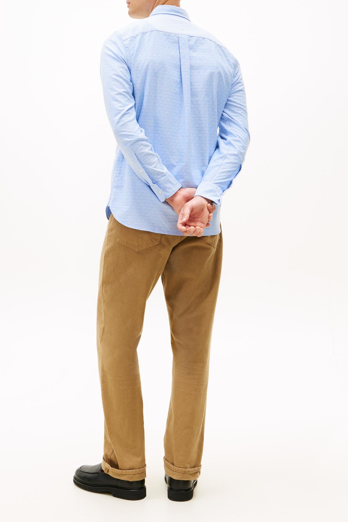 OXFORD DOBBY REGULAR FIT SHIRT SHIRT BLUE/ALLOVER 4