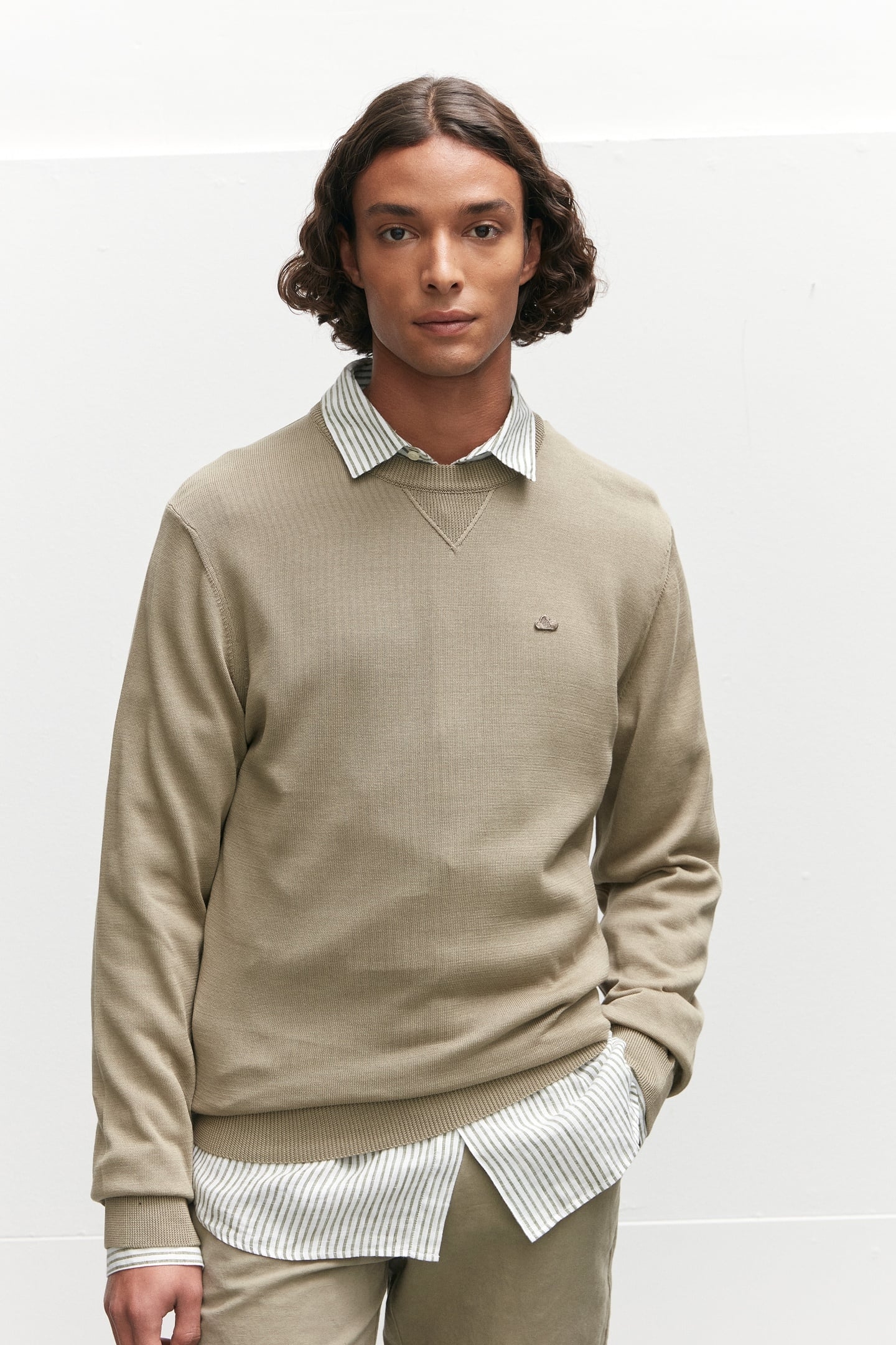 KOREAN KNITWEAR DARK BEIGE 1