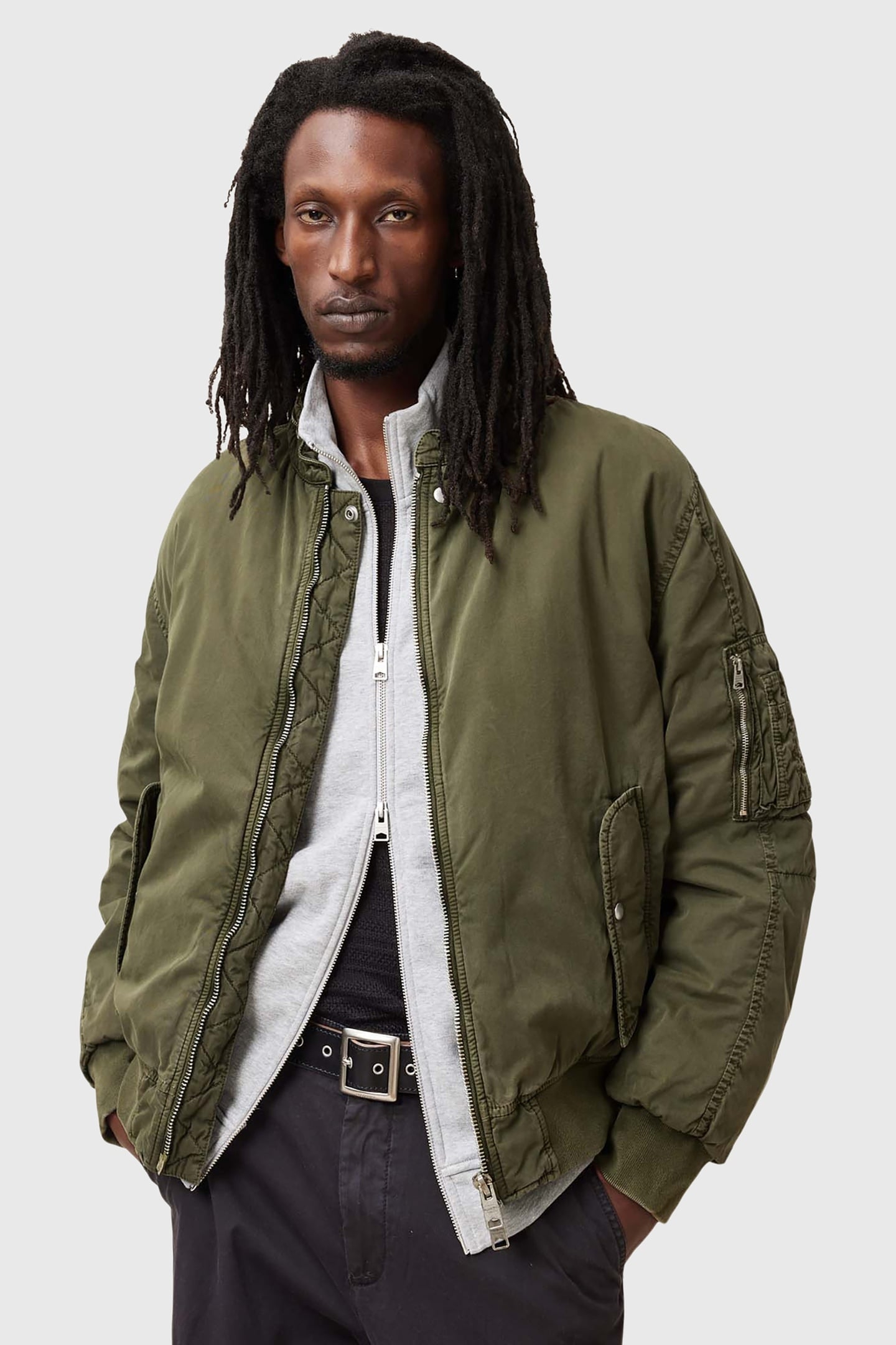 BANNER BOMBER PASTORAL GREEN 1