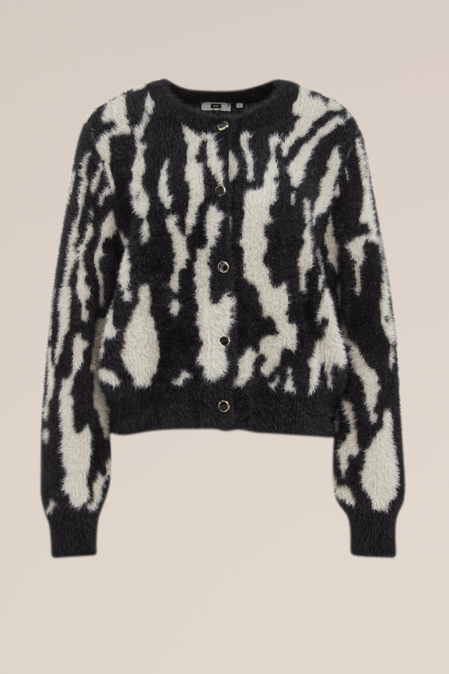 KNITTED CARDIGAN BLACK 4