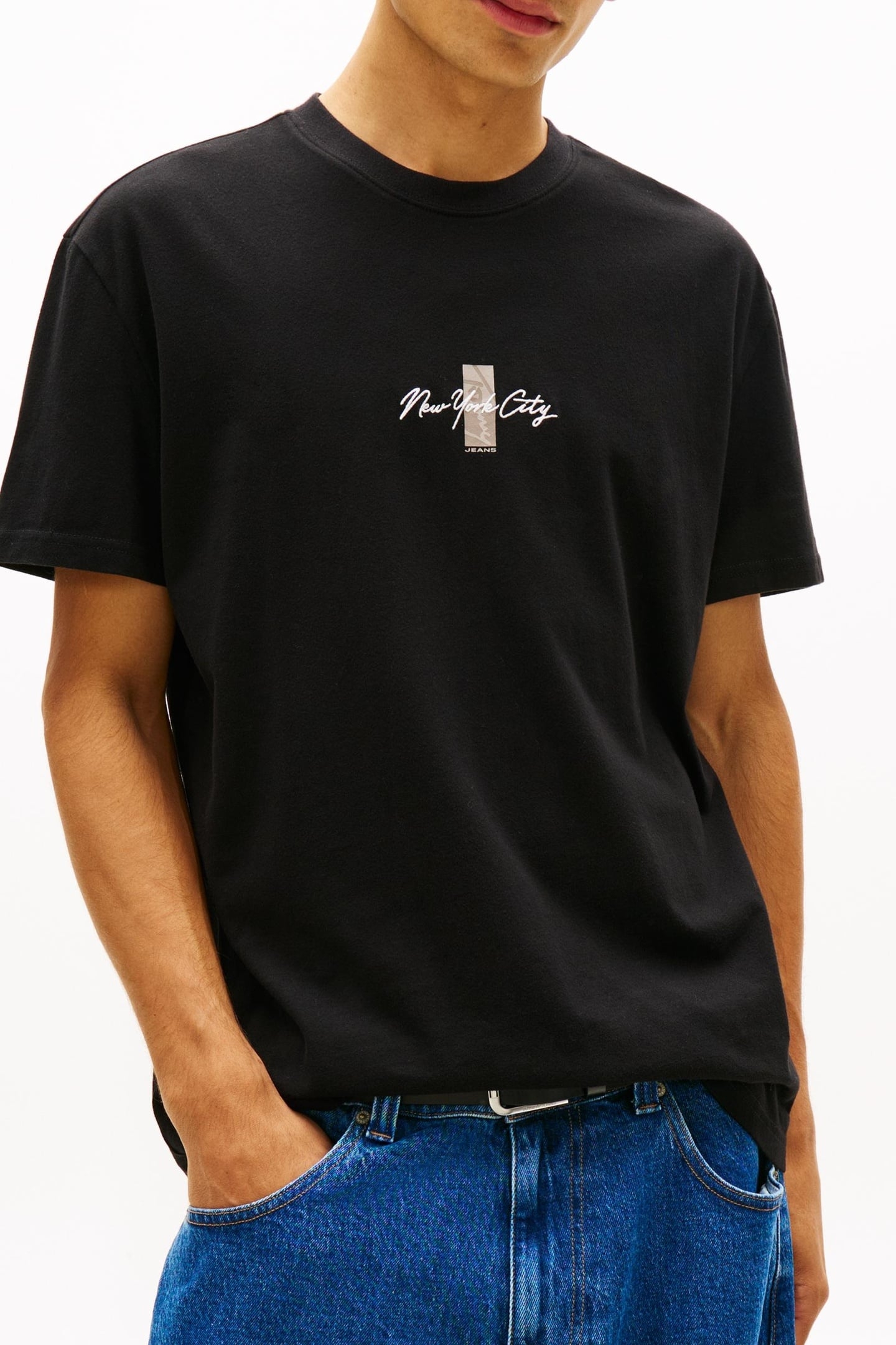 REGULAR BLOCK SIGN T-SHIRT BLACK 3