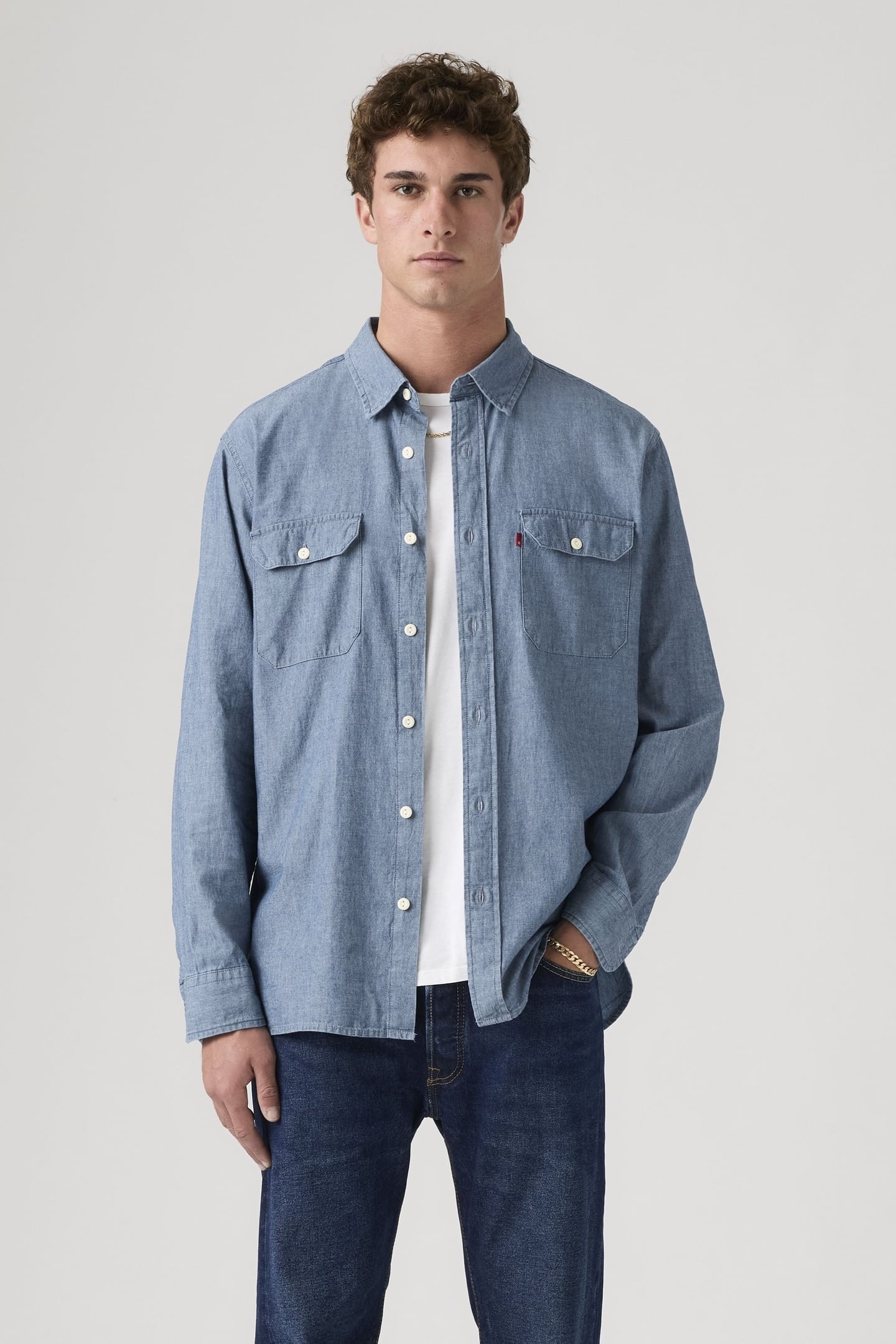 CLASSIC WORKER OVERSHIRT BLUE 2