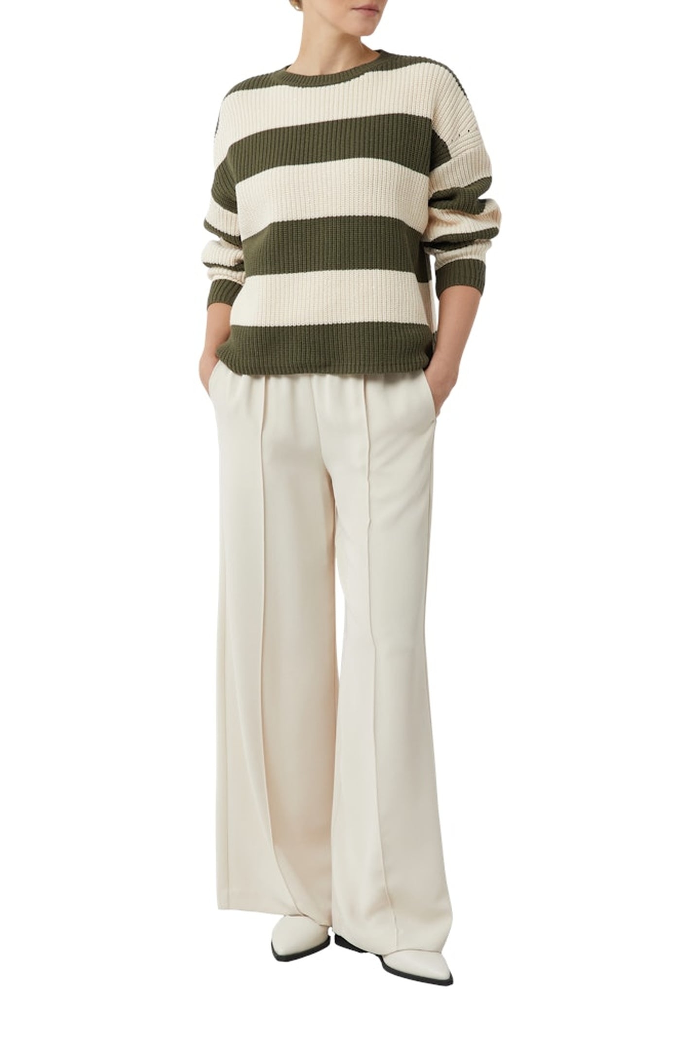 COMMA PULLOVER DARK GREEN 1