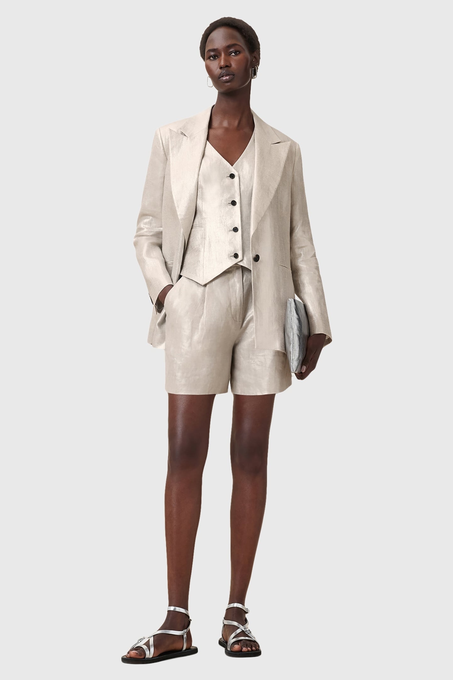 AVERIE BLAZER SILVER GREY 5