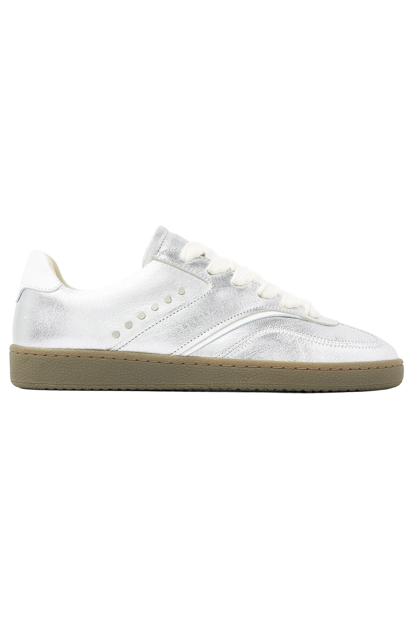 RAY OWEN STUDS SILVER METALLIC/ SHINY - MOCCA 1