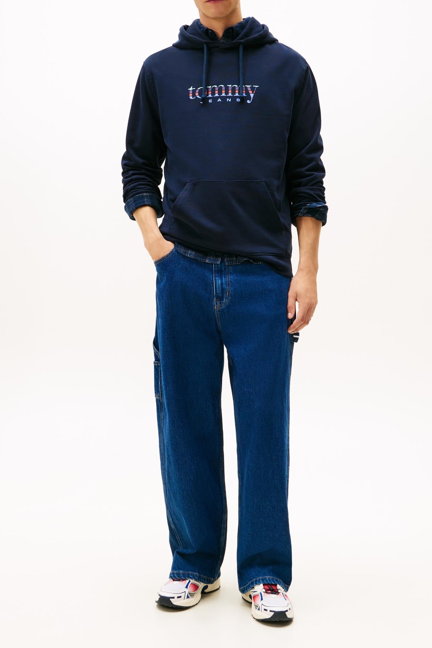 REGULAR ENTRY DNA PULLOVER HOODIE DARK NIGHT NAVY 1