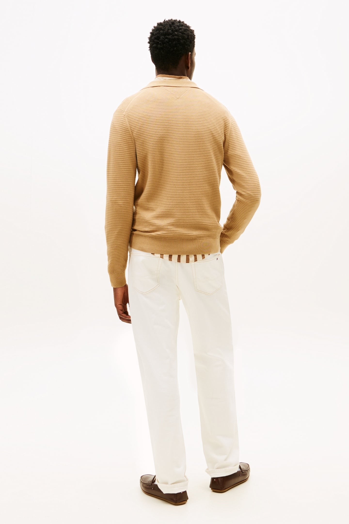 SEASONAL STRUCTURE ZIP SWEATER SAFARI CANVAS 5