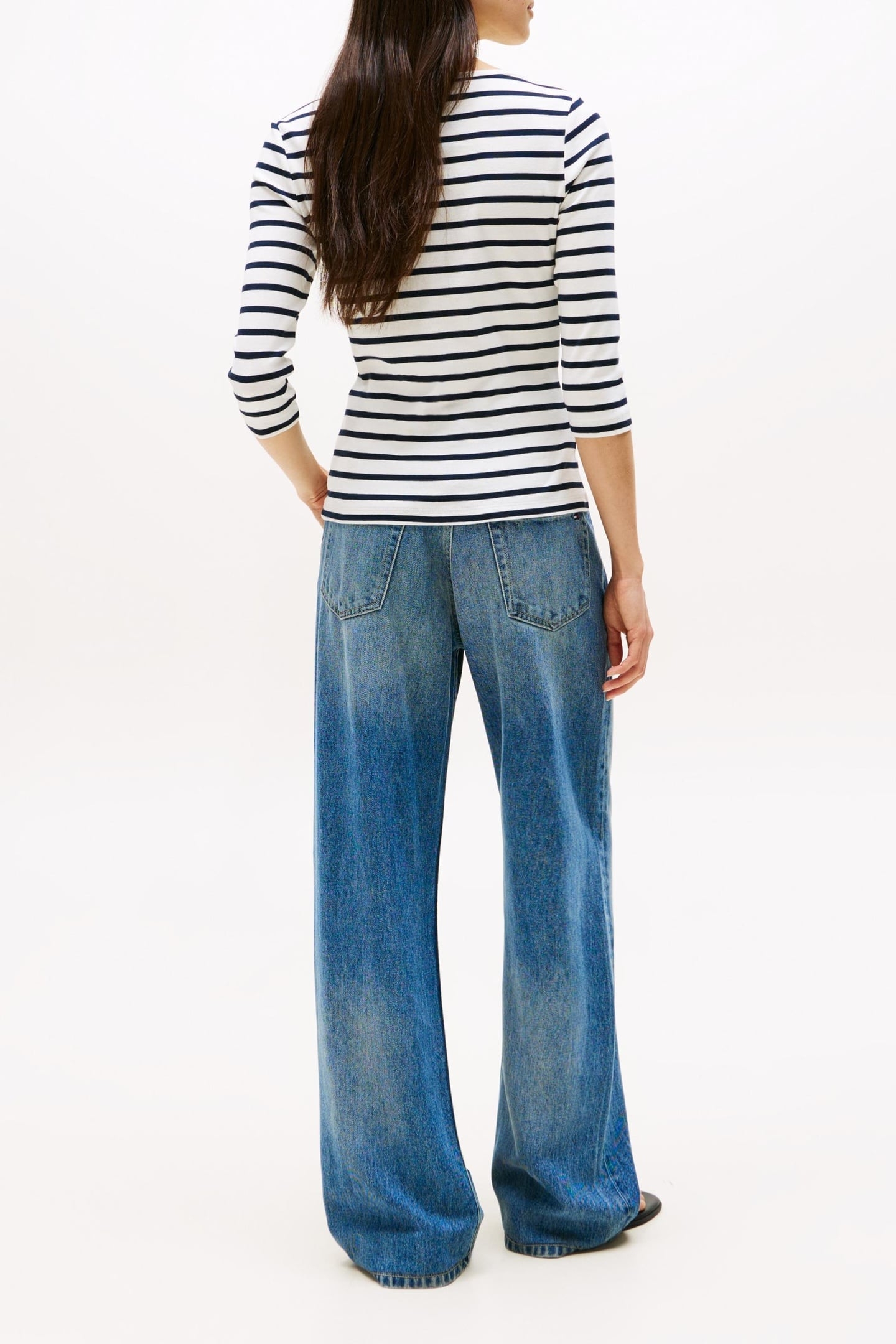 SLIM CODY BOAT NECK T-SHIRT BRETON/ECU/DARK NIGHT NAVY 2