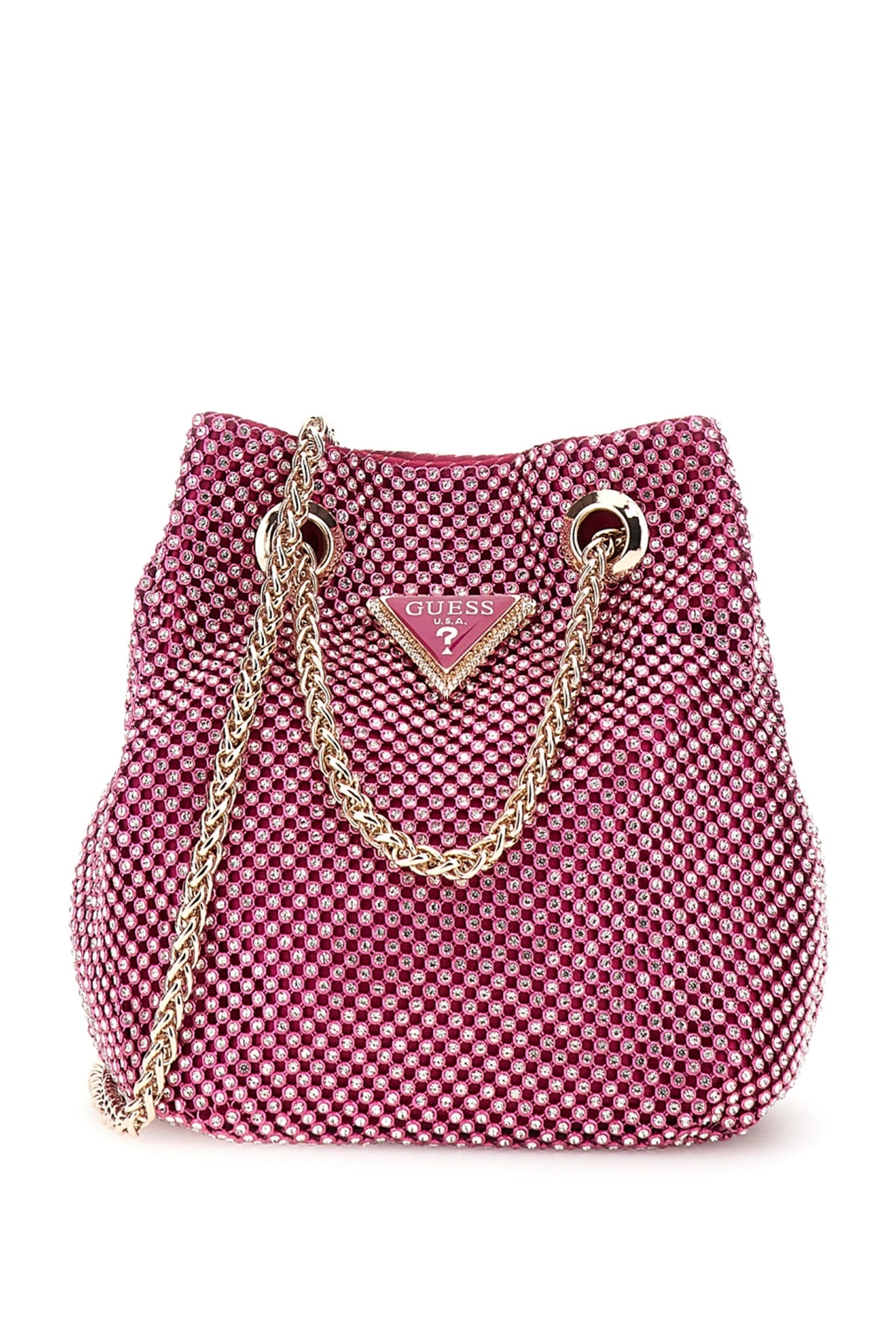 ZALINA FLAP CLUTCH FUCHSIA 4