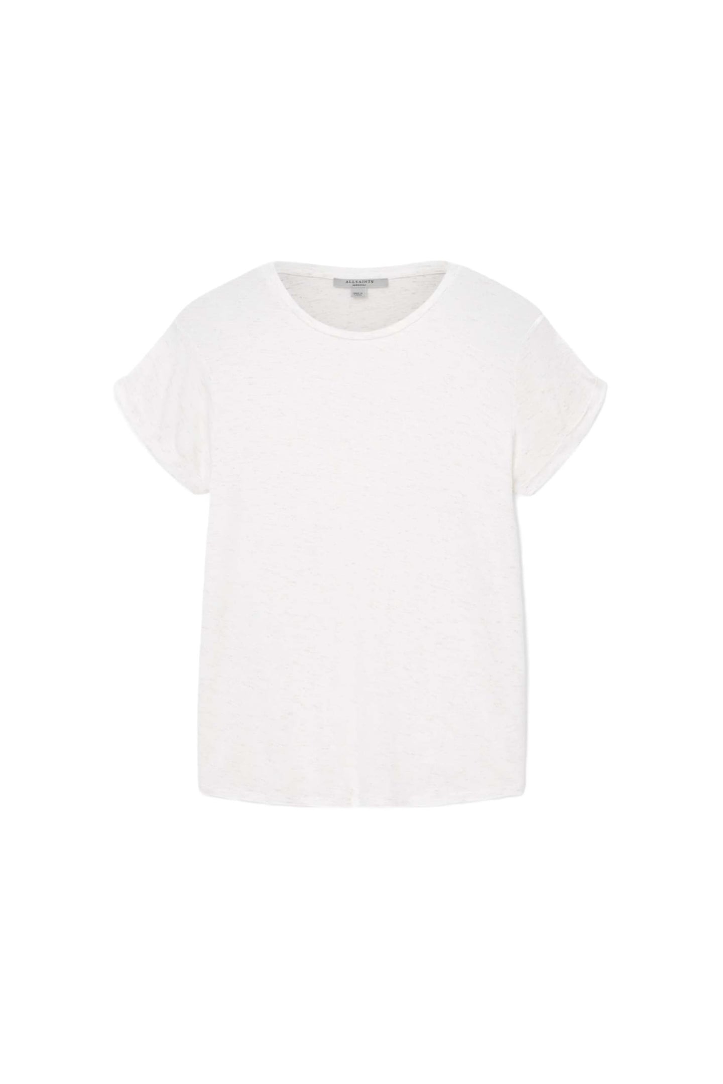 ANNA SHIMMER TEE STONE WHITE 6