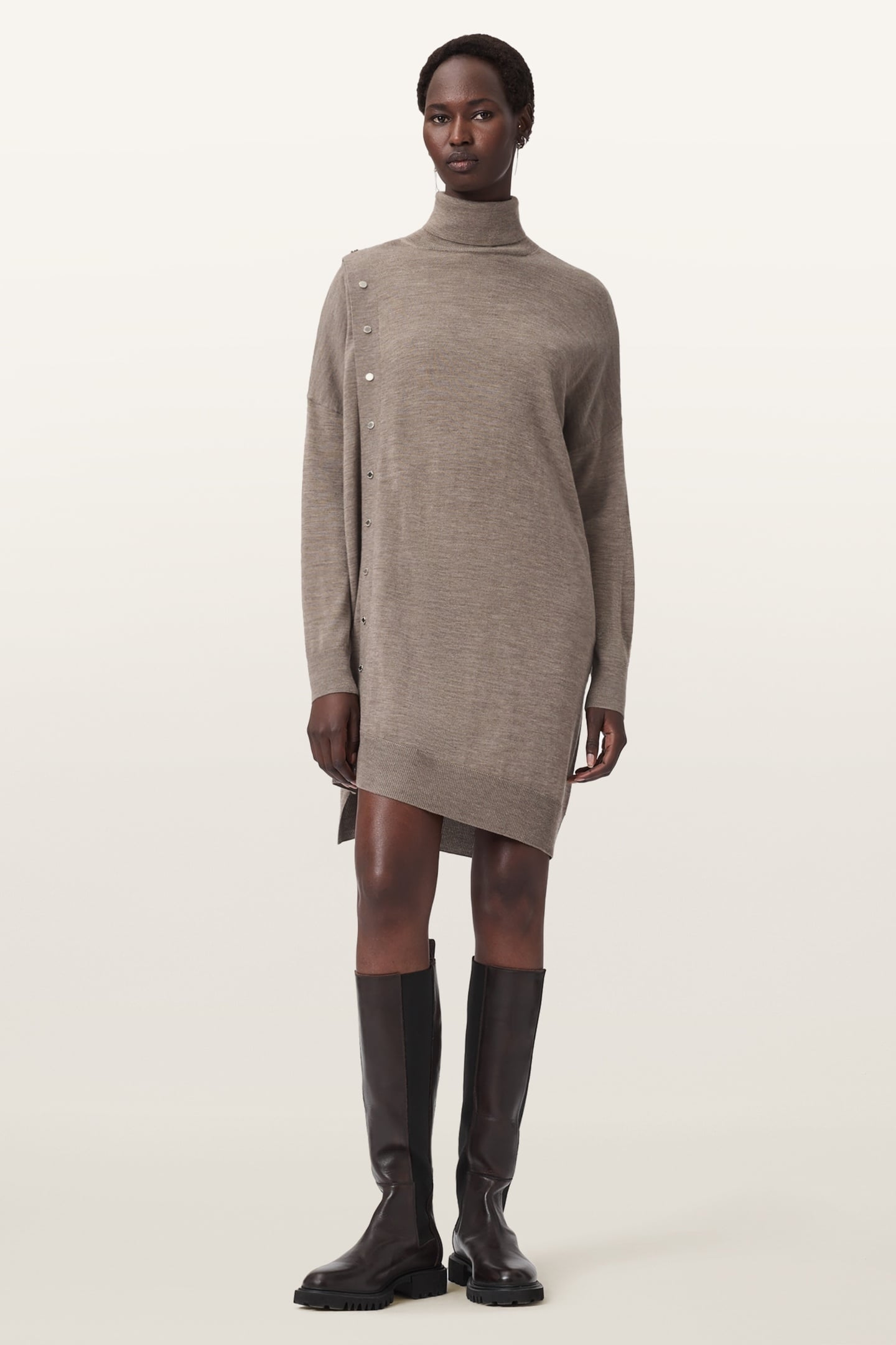 UMI DRESS PINE BARK BROWN 3