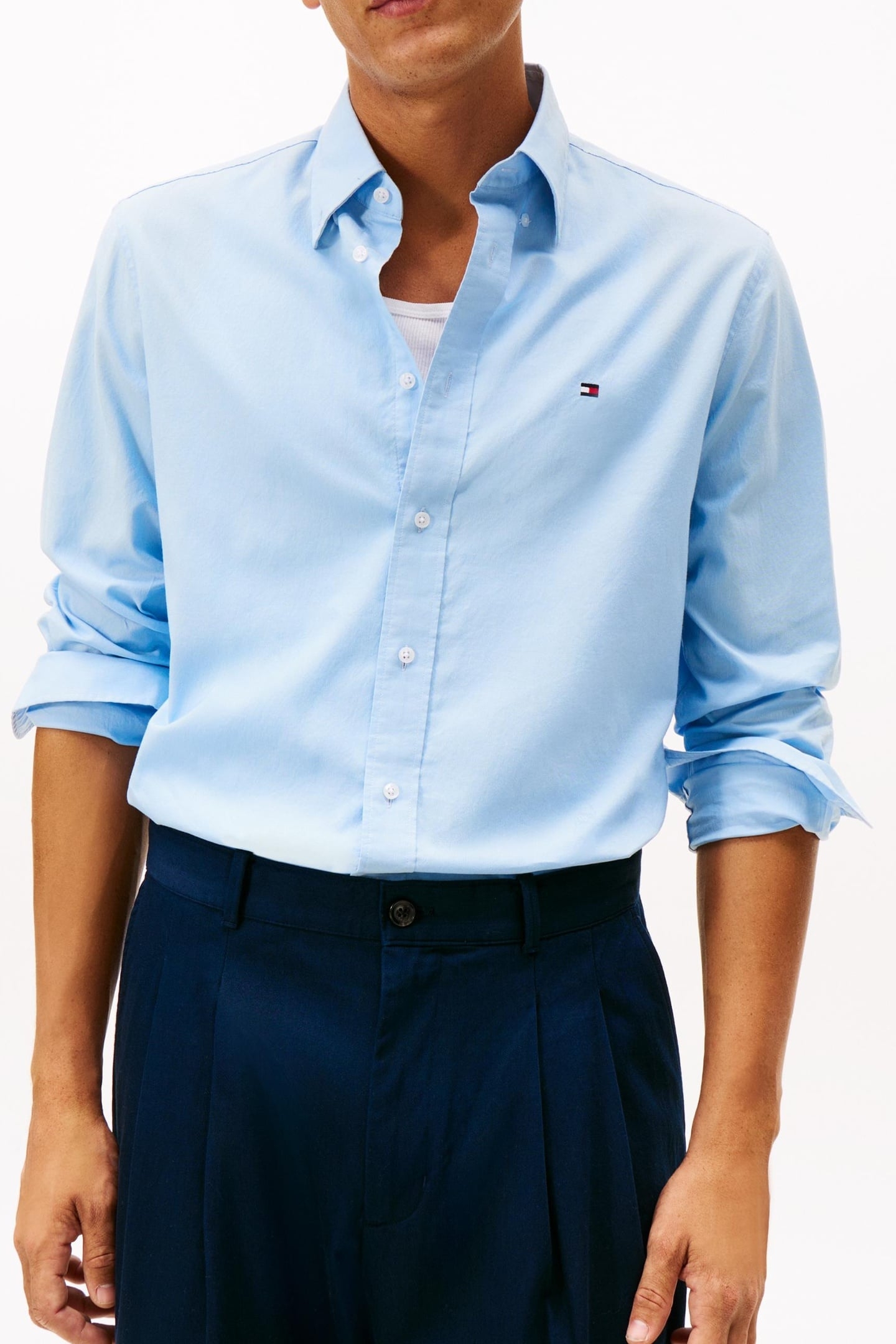 OXFORD BUTTON-DOWN SHIRT WELL WATER 1