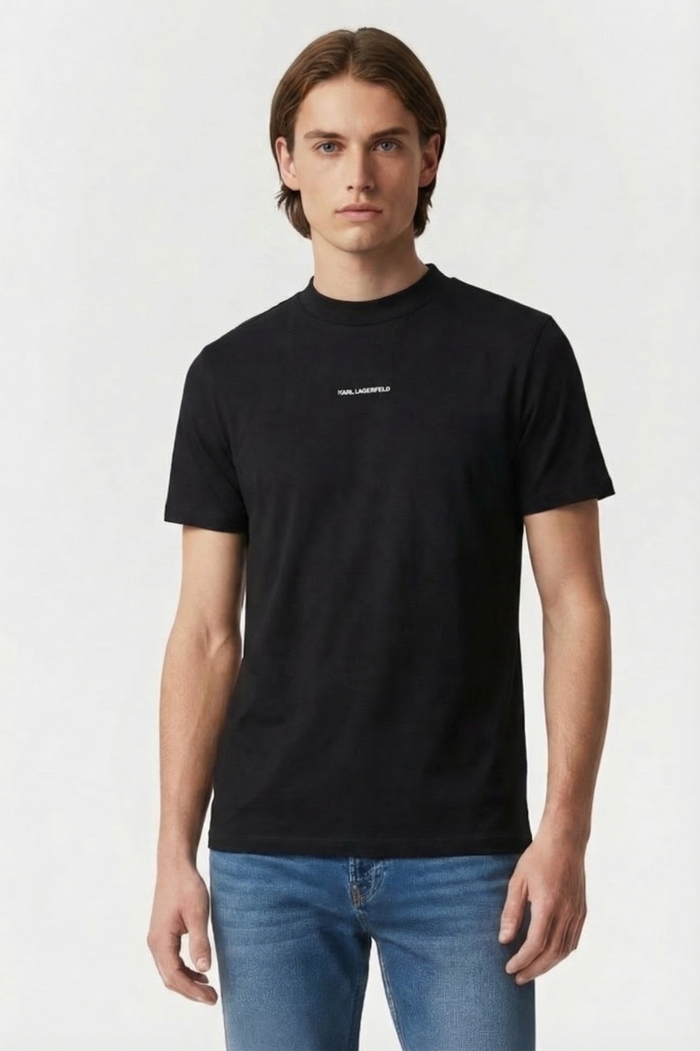 BLACK T-SHIRT CREWNECK 1