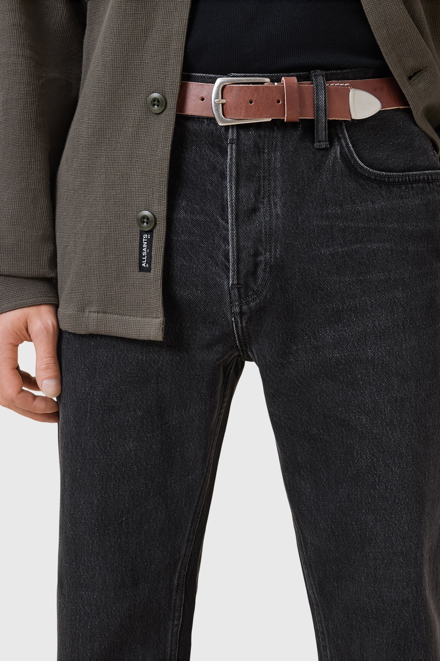 REED BELT BITTER BROWN 4