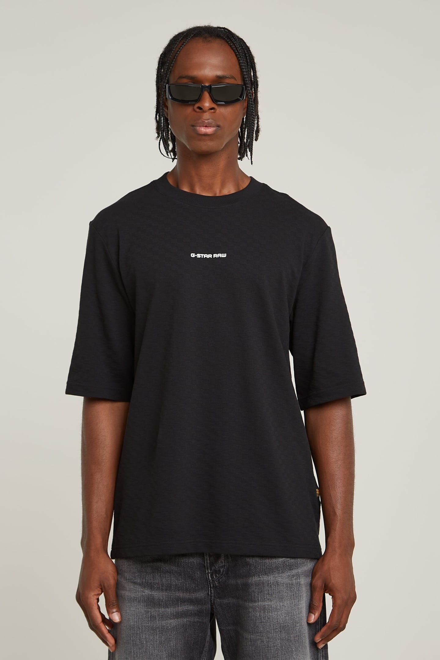 CHECQUARD TWEETER 1\2 SL DK BLACK 2