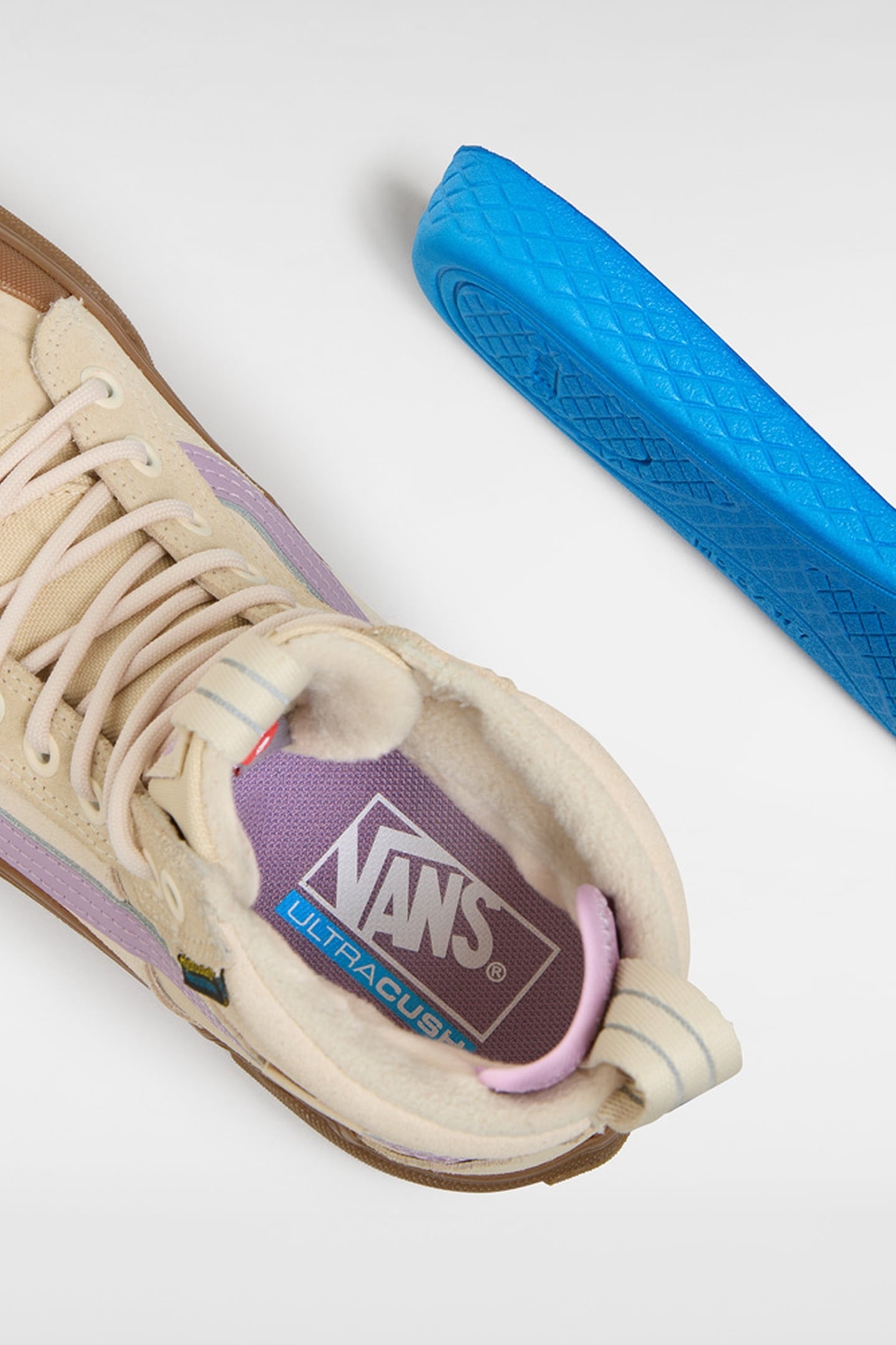 UNISEX MTE SK8-HI WATERPROOF WHITE/PURPLE 5