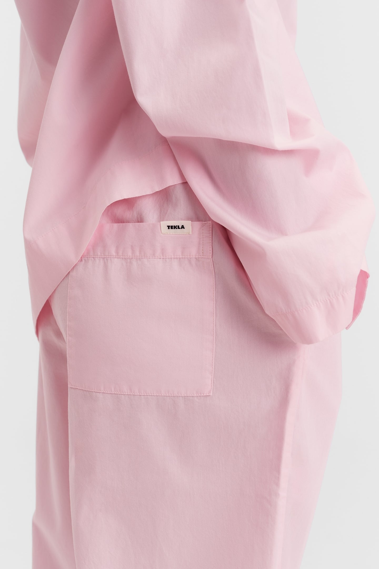 UNISEX POPLIN, PYJAMAS PANTS SOFT PINK 5