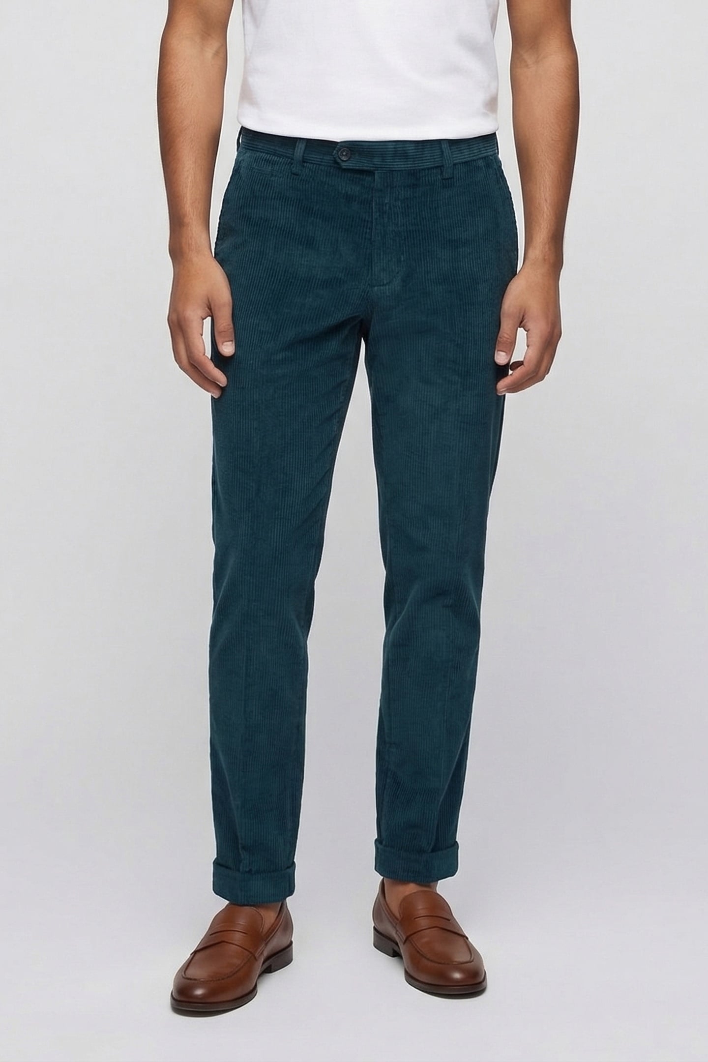 TROUSER PETROL GREEN 3
