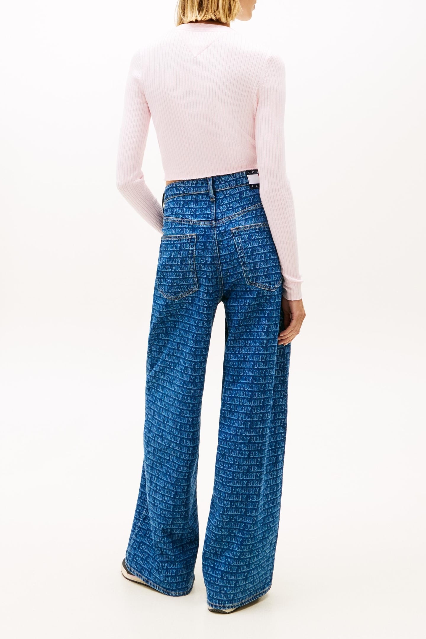 CROPPED RIB CARDIGAN LIGHT PINK 3