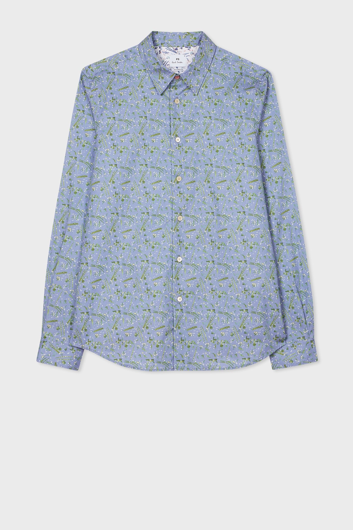 LS TAILORED FIT SHIRT LIGHT BLUE 1