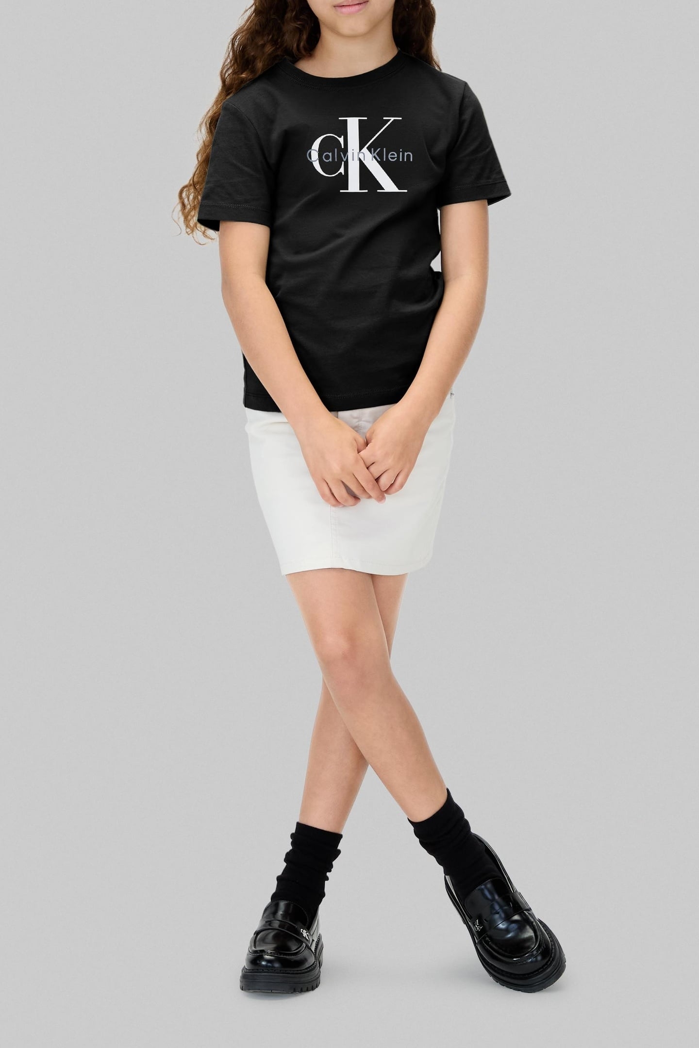 UNISEX MONOLOGO SS TEE CK BLACK 1