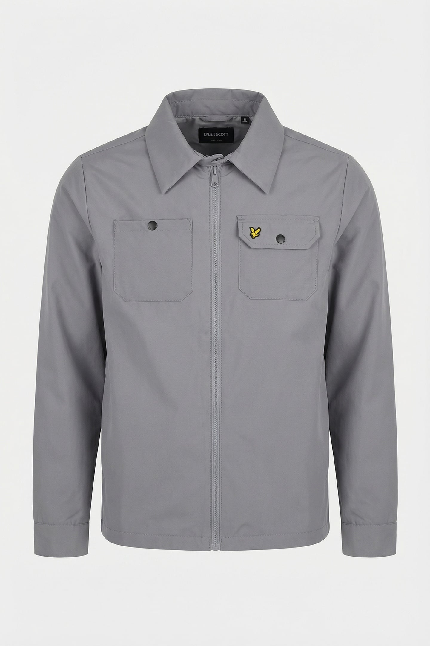 PADDED WOVEN OVERSHIRT SHARKSKIN 1