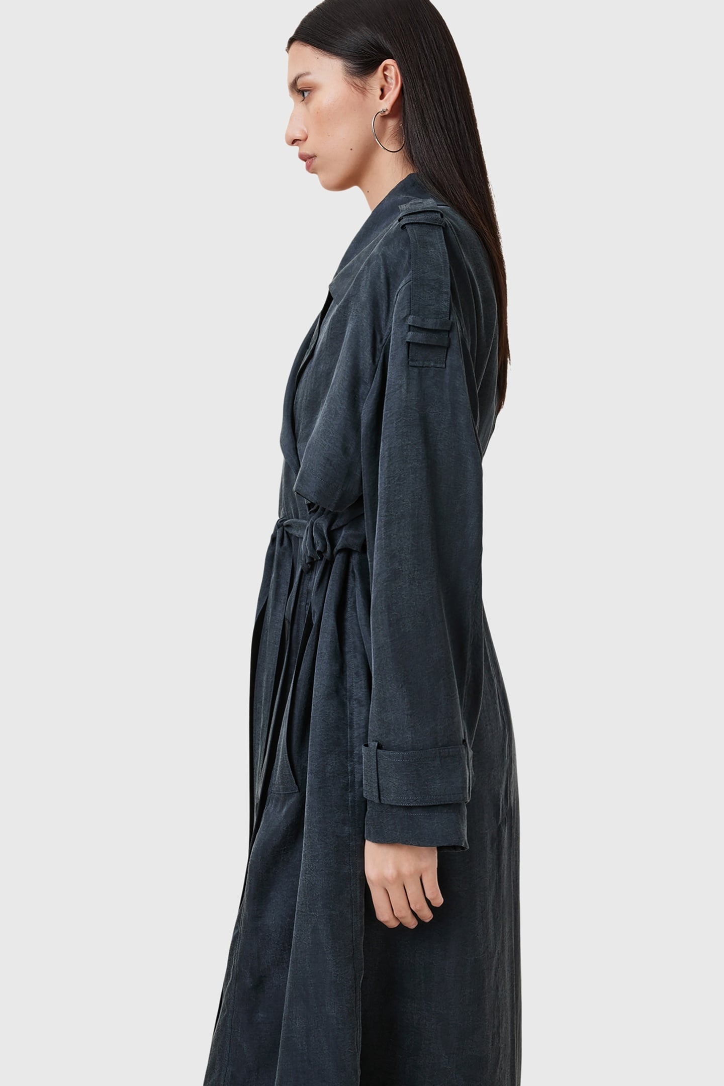 LINNIE TRENCH BLUEBERRY BLUE 4