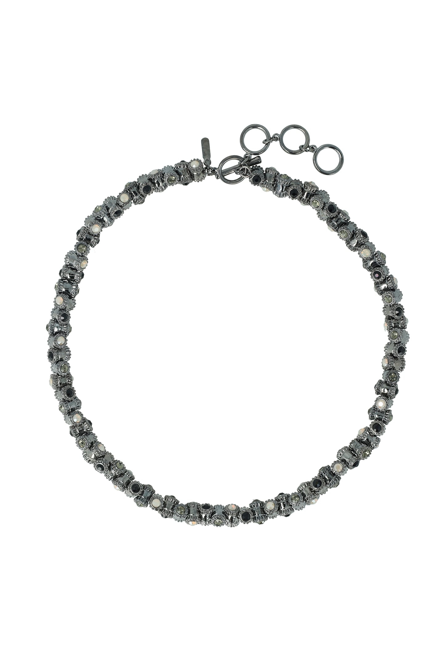 VINTAGE BARREL NECKLACE BLACK 1