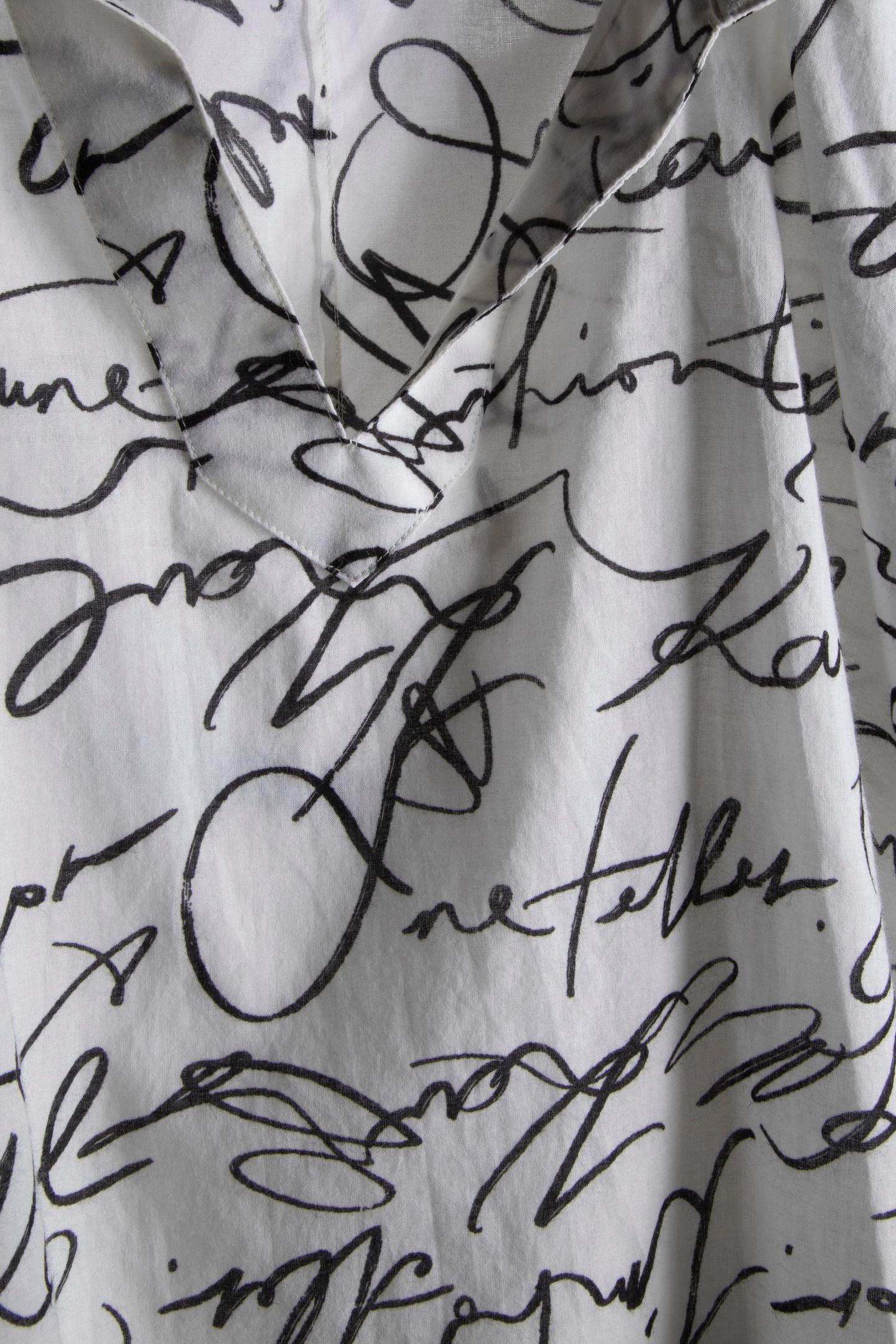 SCRIBBLE AOP COTTON VOILE BLOUSE 4